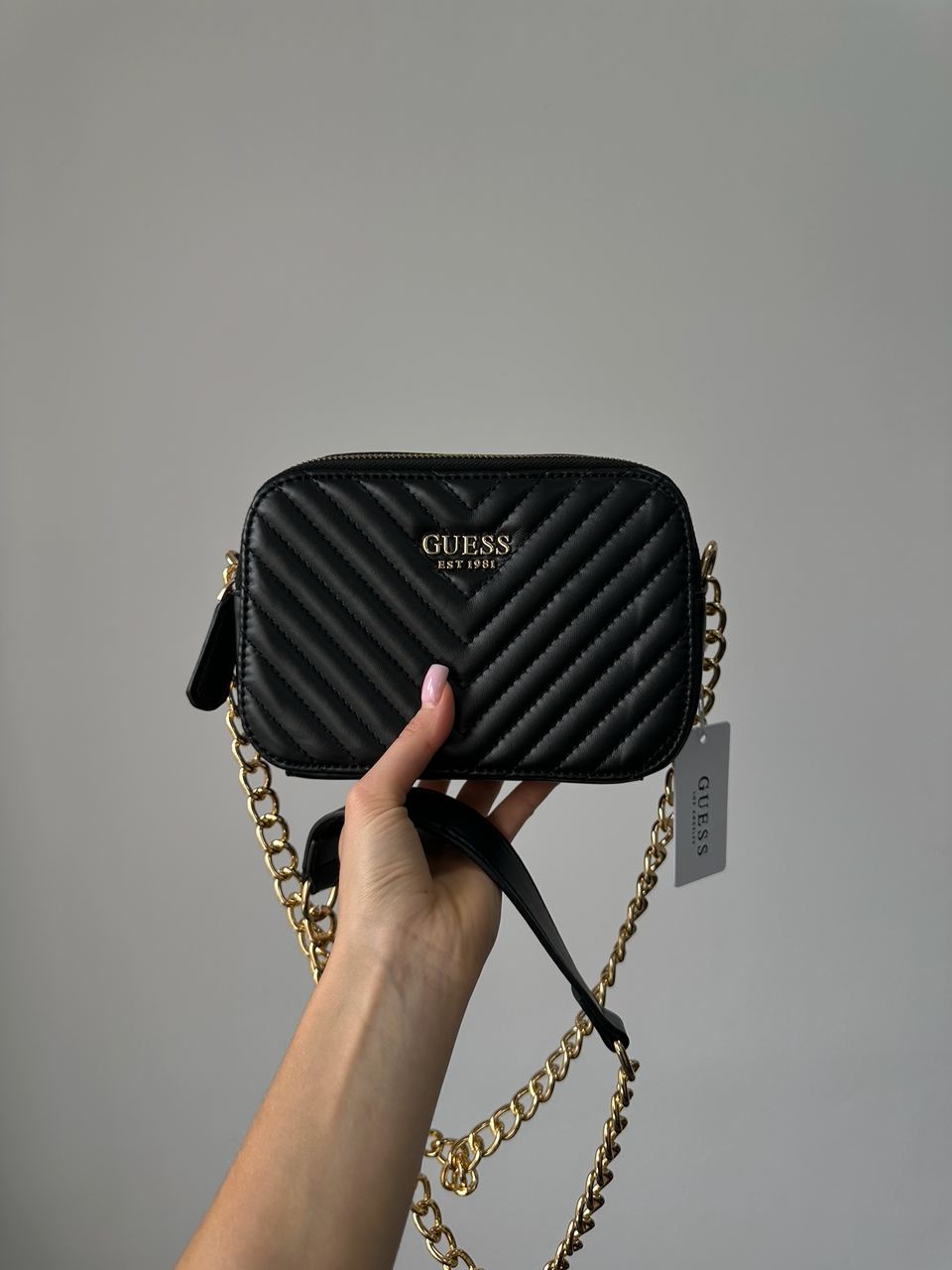 Guess Noelle Crossbody Camera Bag Black - 2