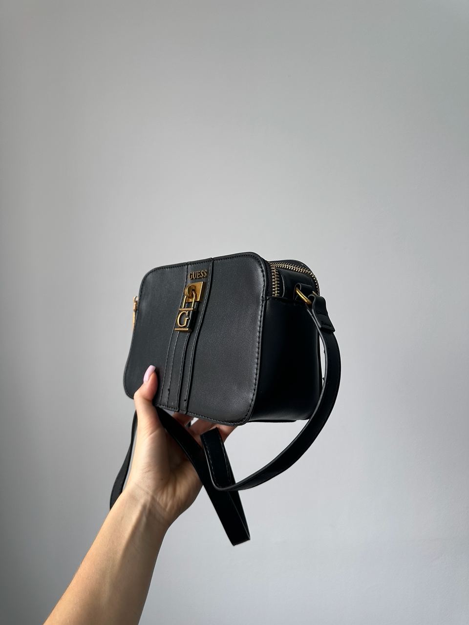 Guess Noelle Crossbody Camera Black/Gold - 5