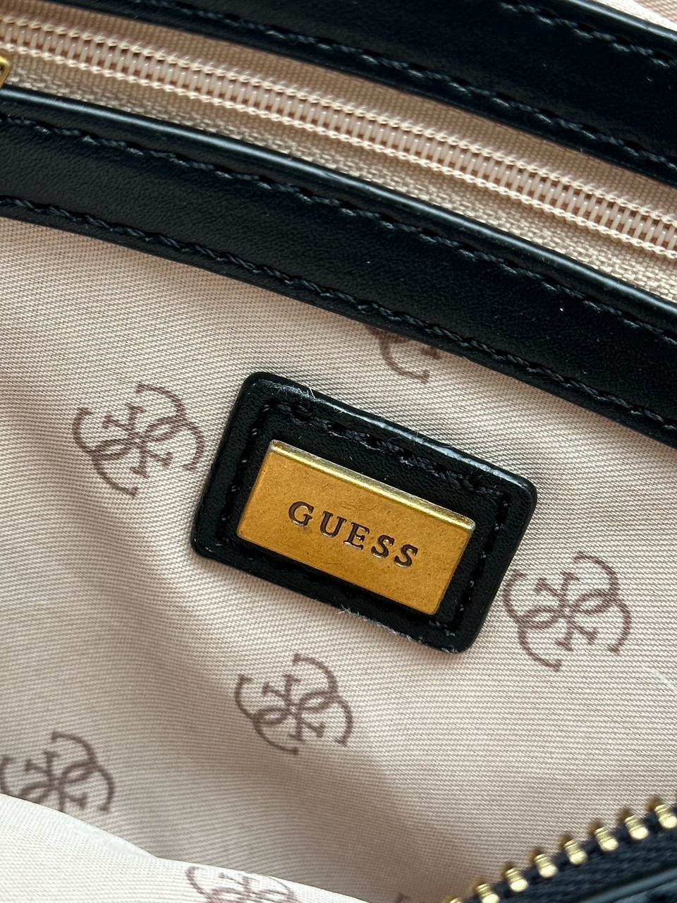 Guess Noelle Crossbody Camera Black/Gold - 9