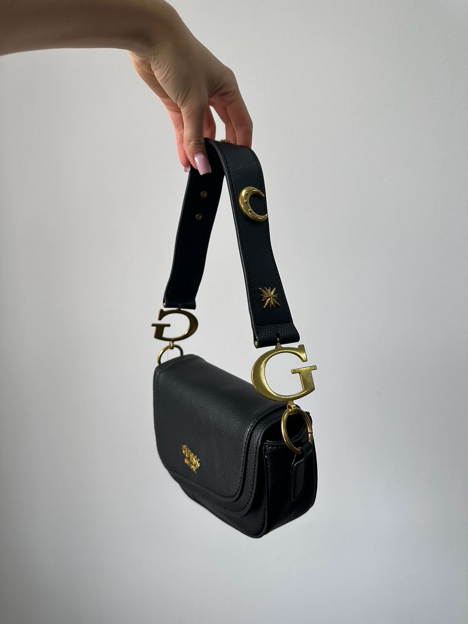 Guess Saddle Bag G Dream Black - 5