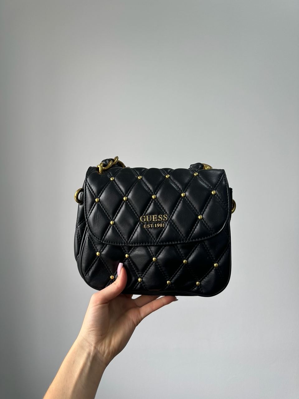 Guess Triana Flap Shoulder Bag Black - 2