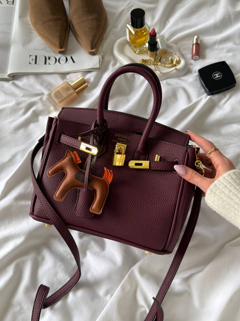 Hermès Birkin 25 Burgundy/Gold - 10