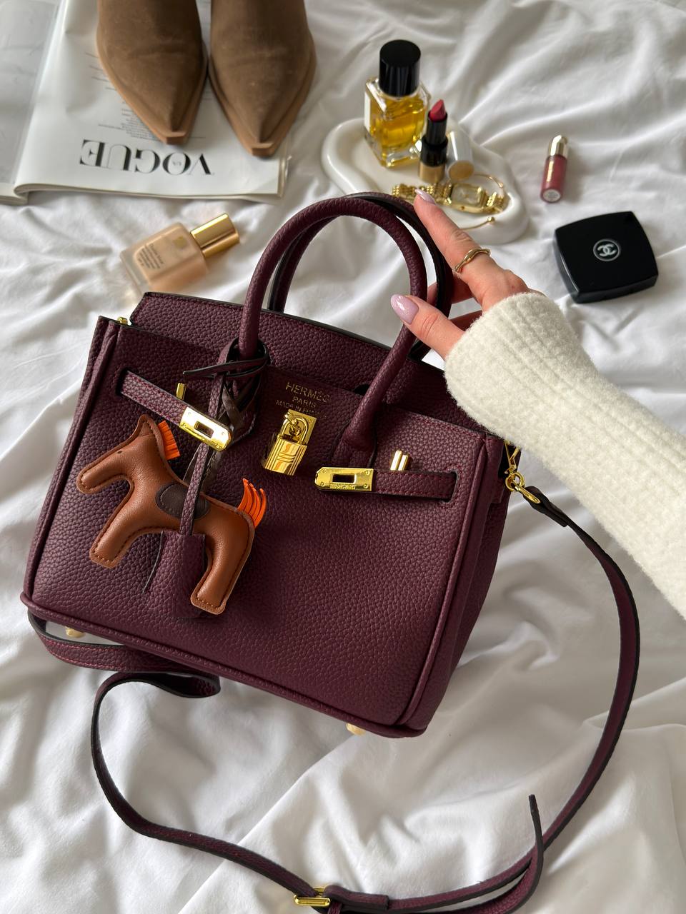 Hermès Birkin 25 Burgundy/Gold - 2