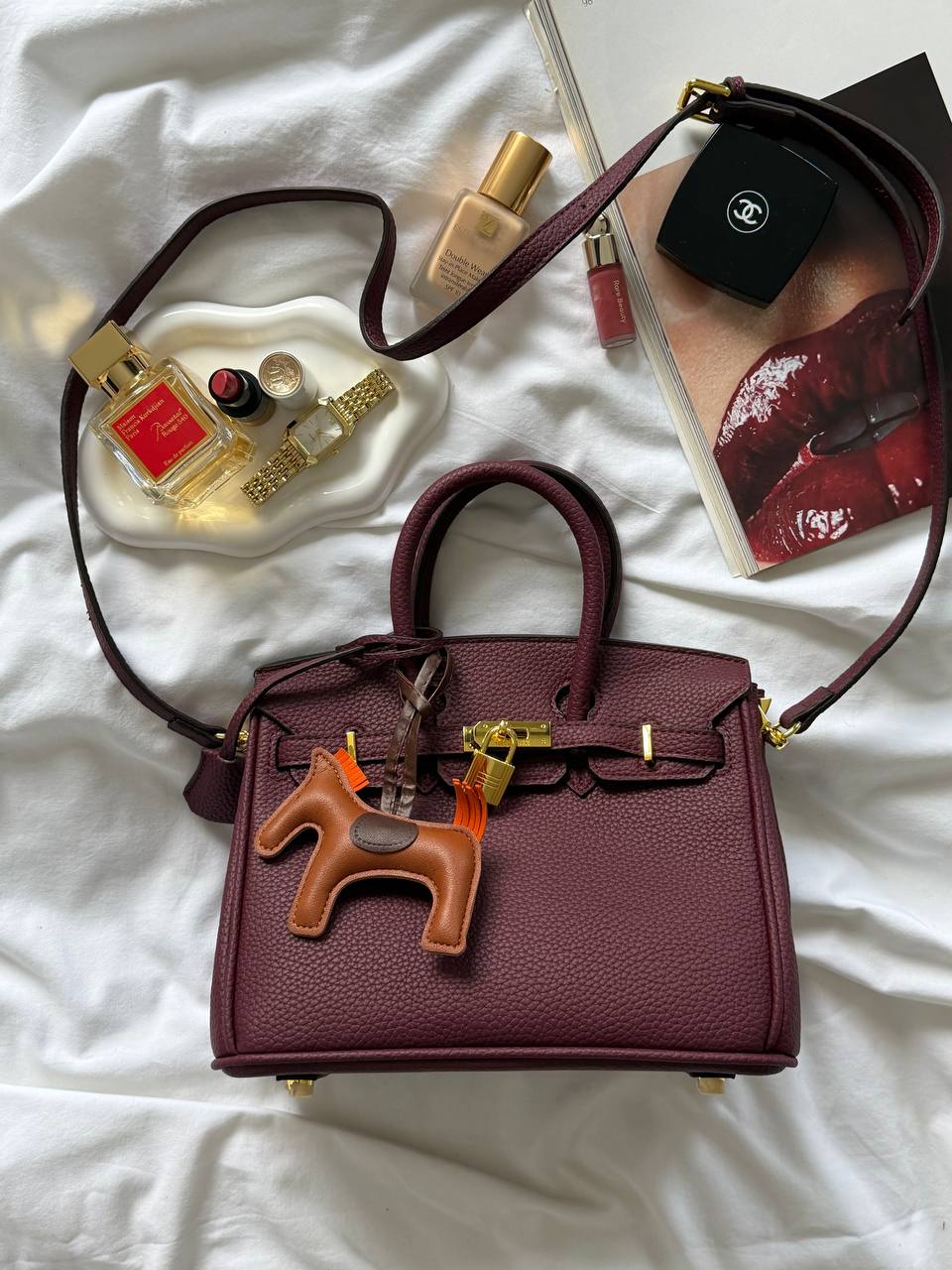 Hermès Birkin 25 Burgundy/Gold - 4