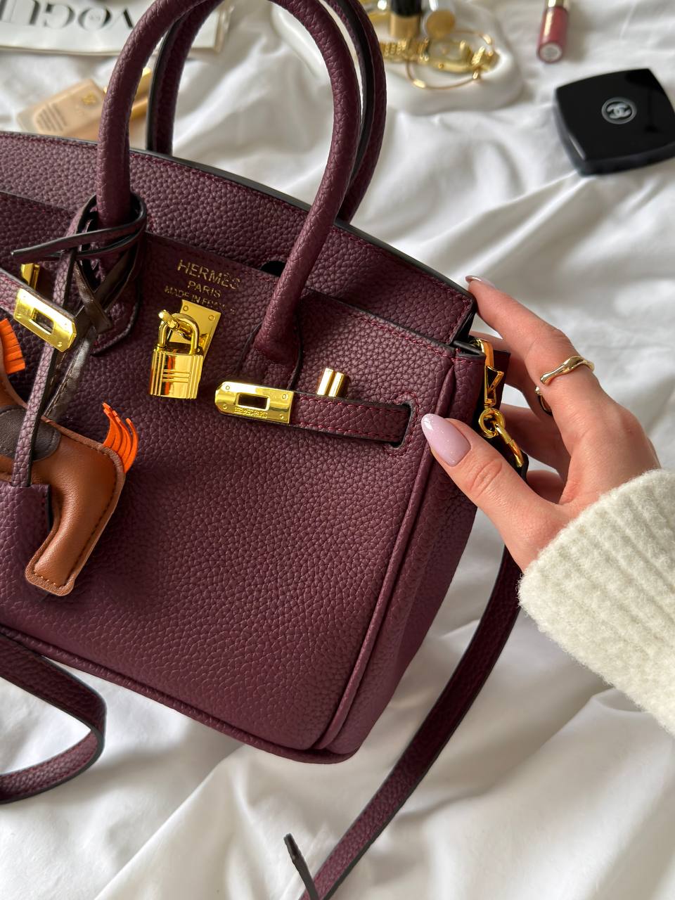 Hermès Birkin 25 Burgundy/Gold - 9