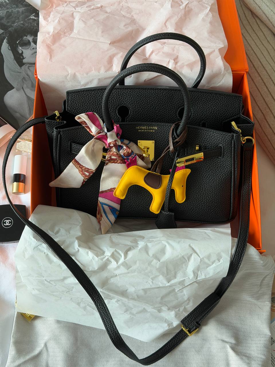 Hermès Birkin 30 Black/Gold - 2