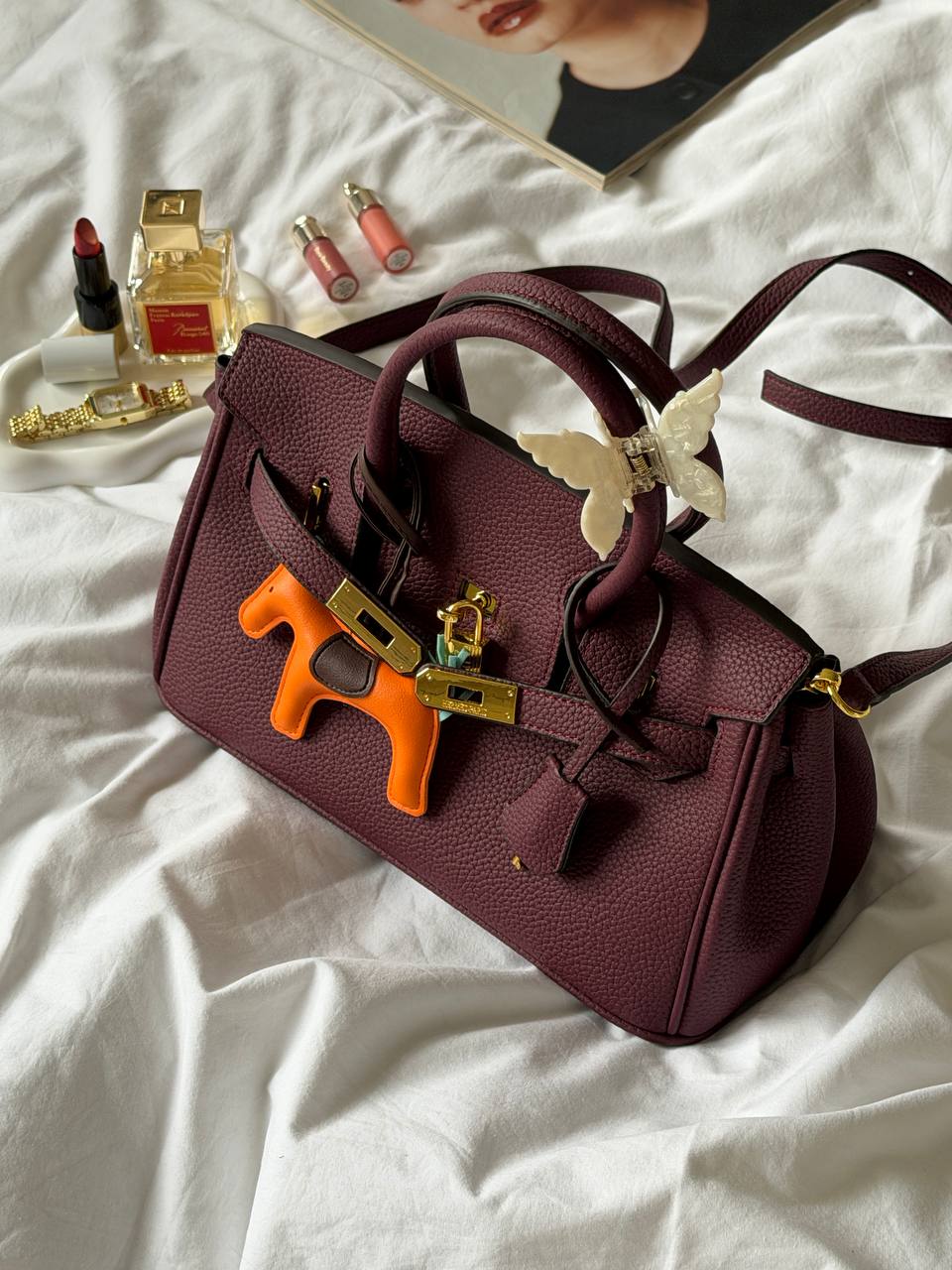 Hermès Birkin 30 Burgundy/Gold - 2