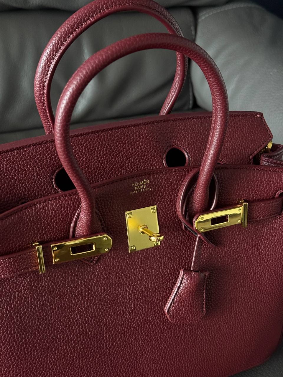 Hermès Birkin 30 Burgundy - 13