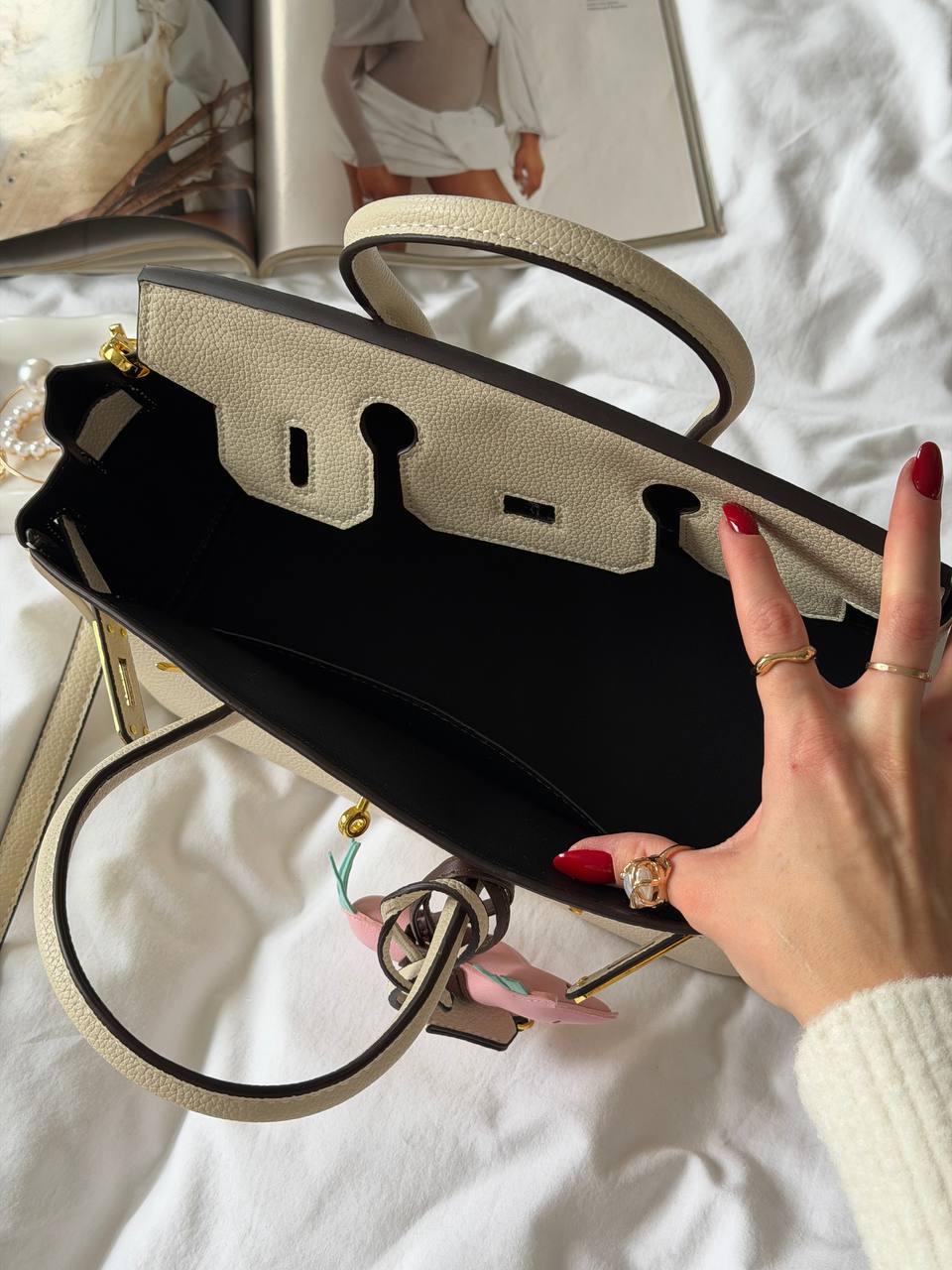 Hermès Birkin Milk/Gold - 16