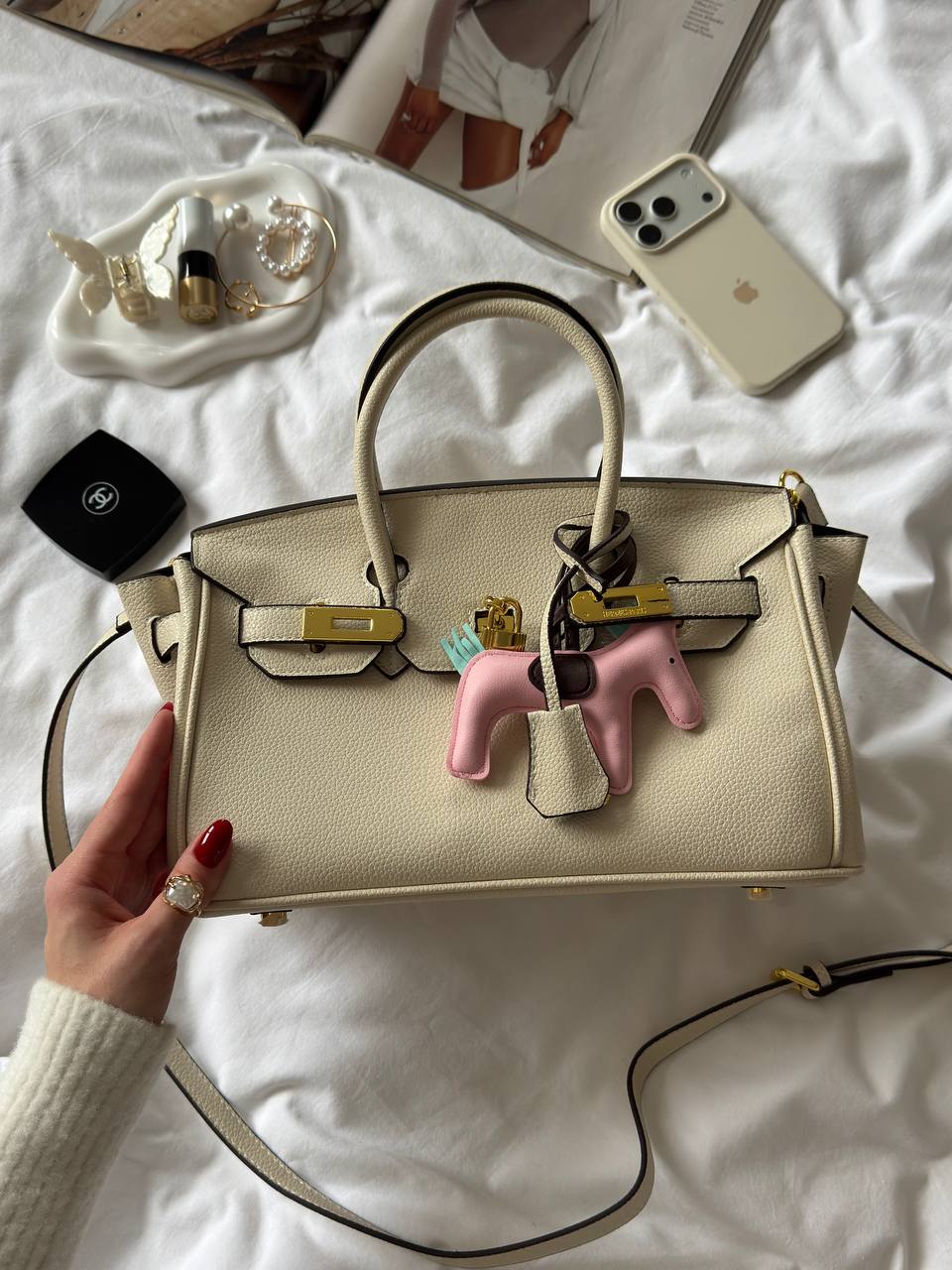 Hermès Birkin Milk/Gold - 6