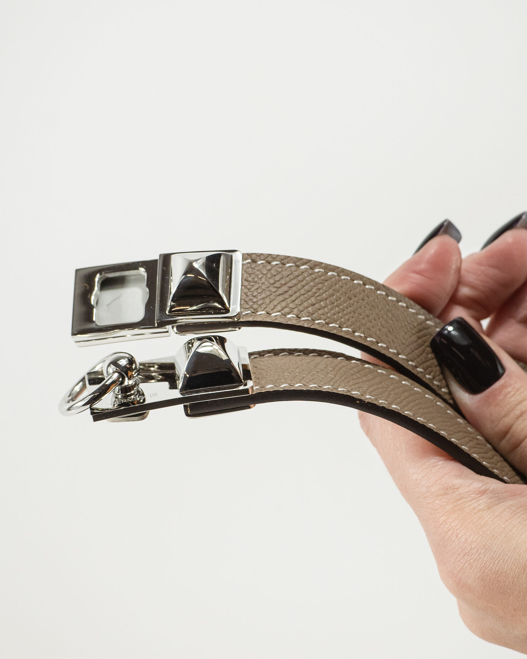 Hermès Collier de Chien Bracelet Brown/Silver - 5