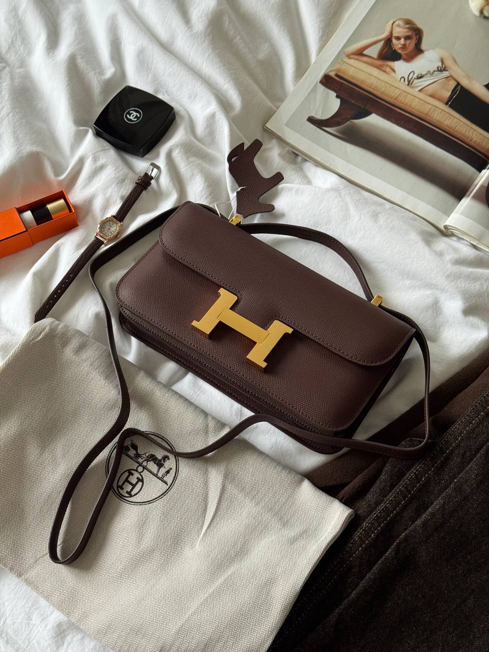 Hermès Constance Chocolate - 8