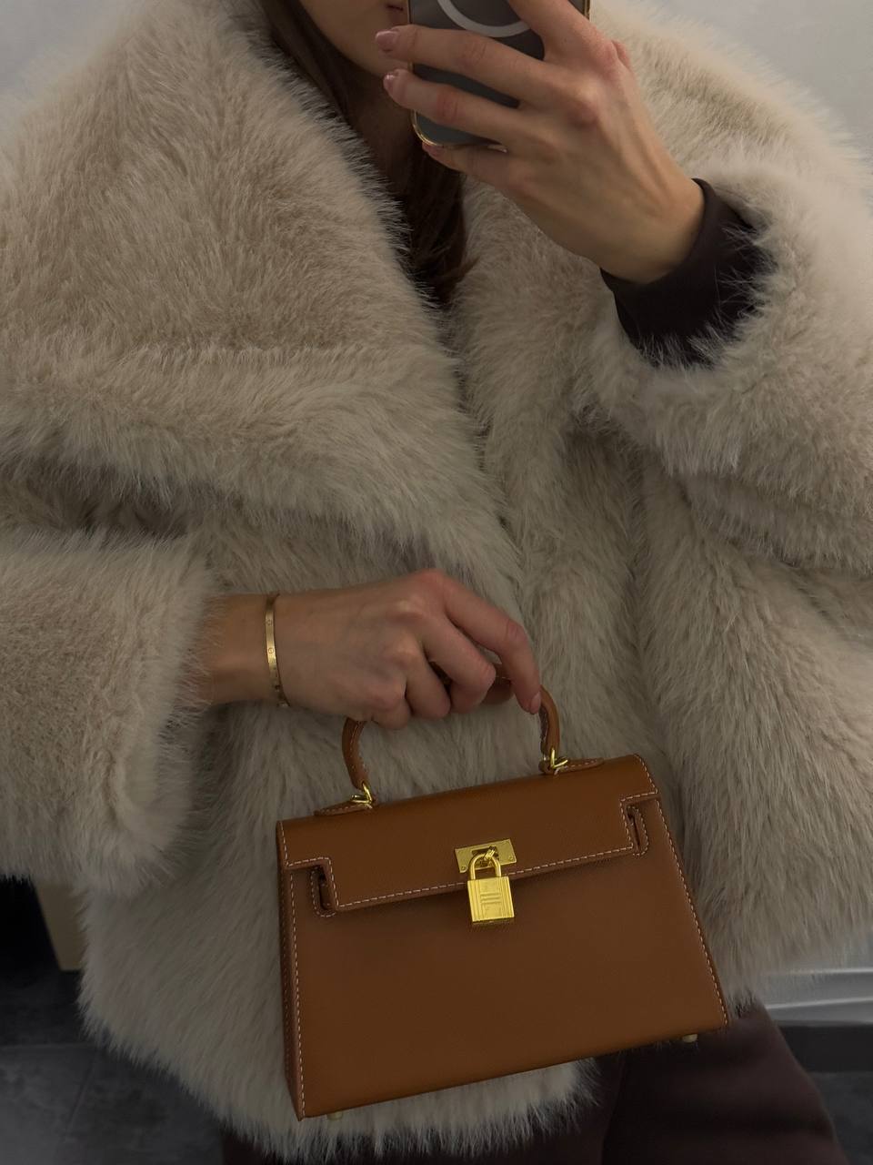 Hermès Kelly 20 Mini Bag in Gold Epsom Leather - 5