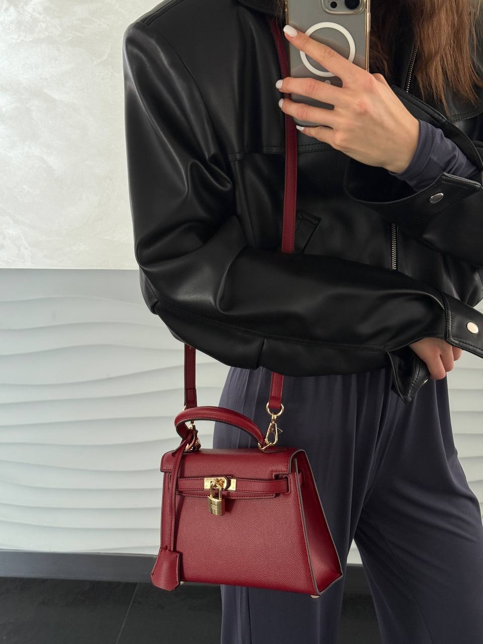 Hermès Kelly 20 Mini Bag in Rouge H Epsom Leather - 8