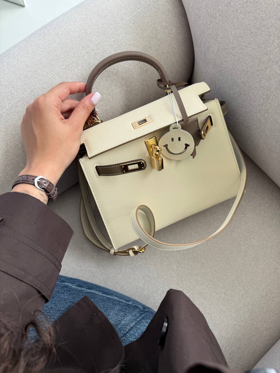 Hermès Kelly Milk/Brown - 6