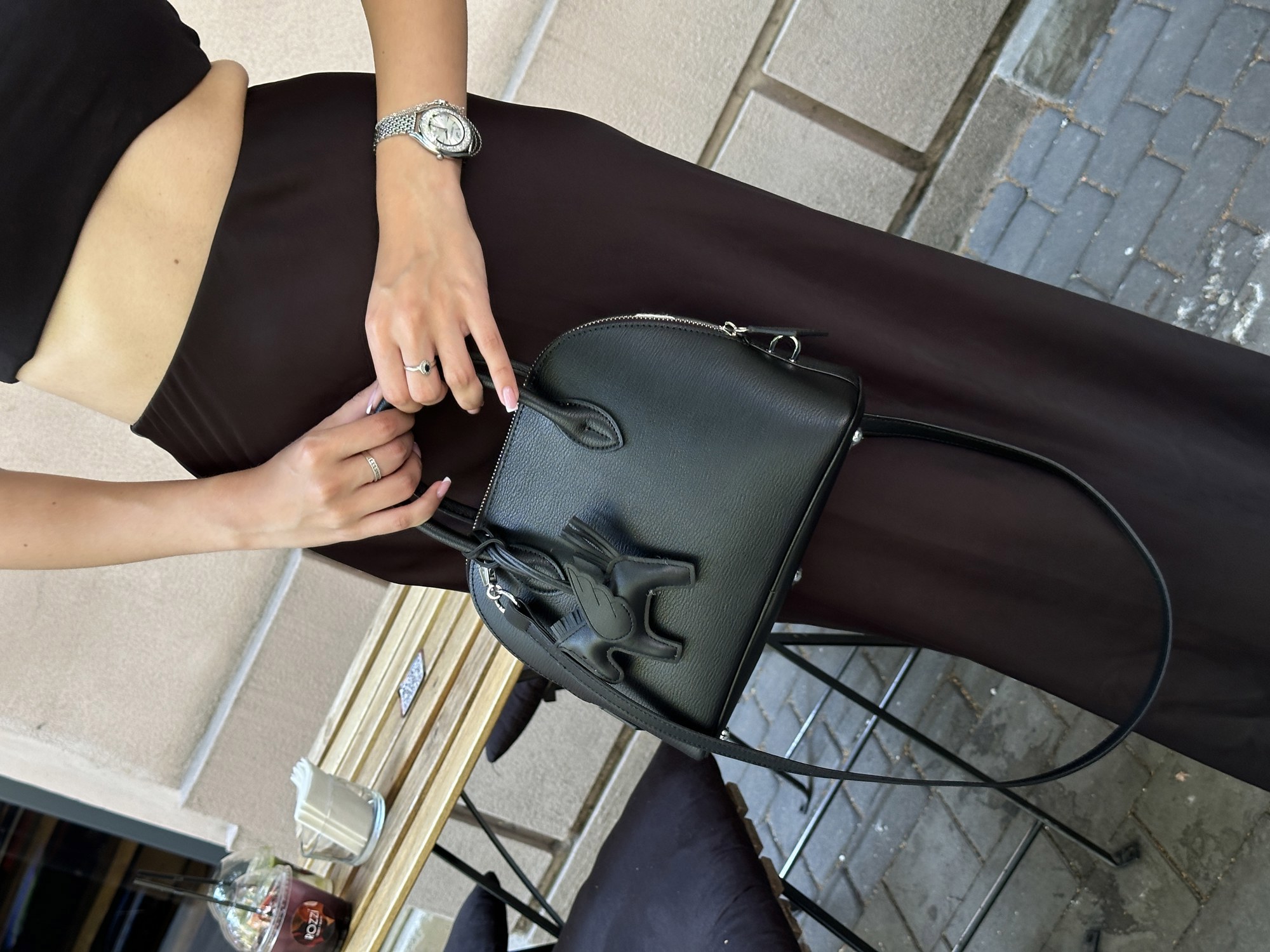 Hermes 1923 Bolide 25 Black/Silver - 10