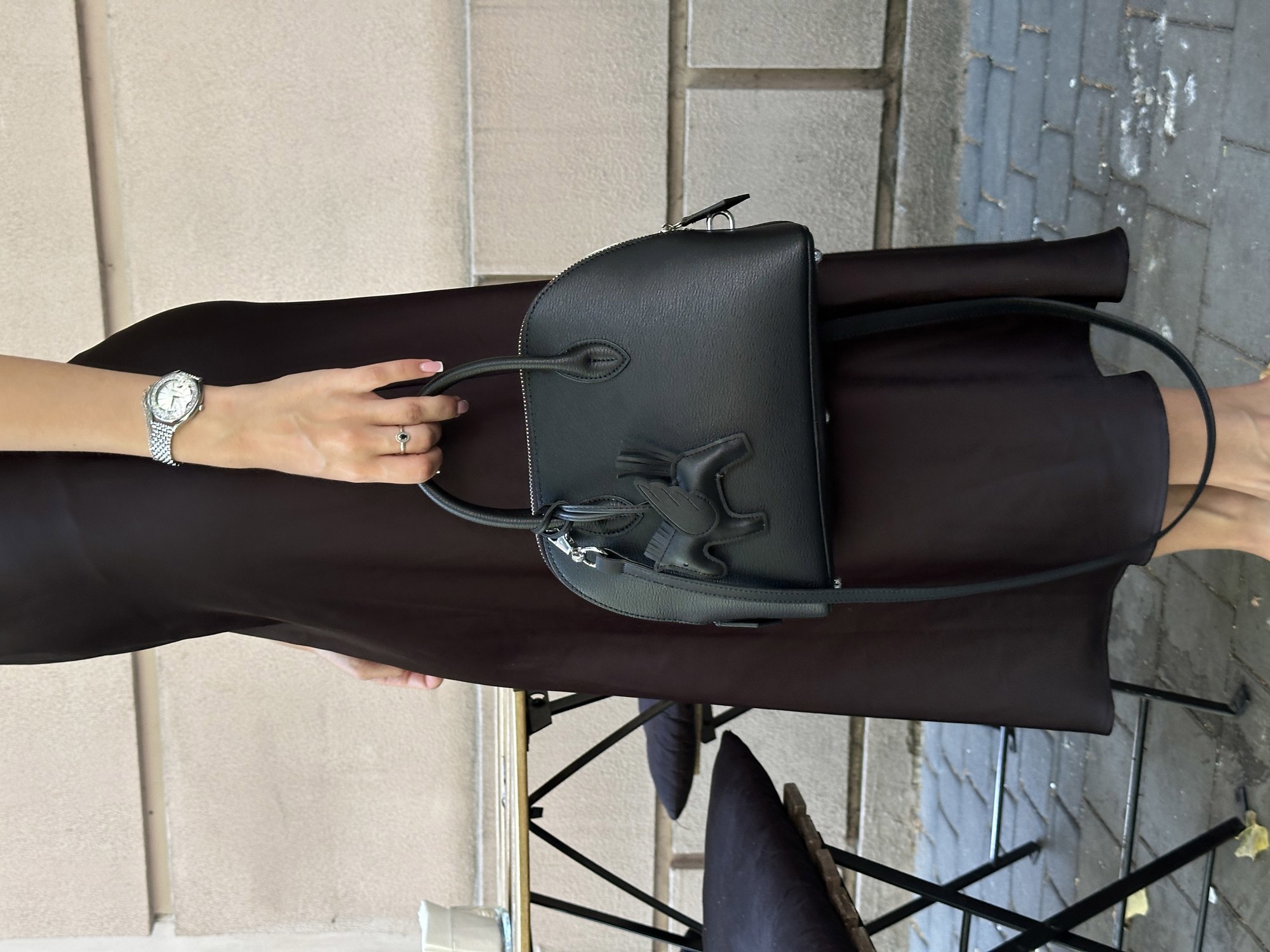 Hermes 1923 Bolide 25 Black/Silver - 9
