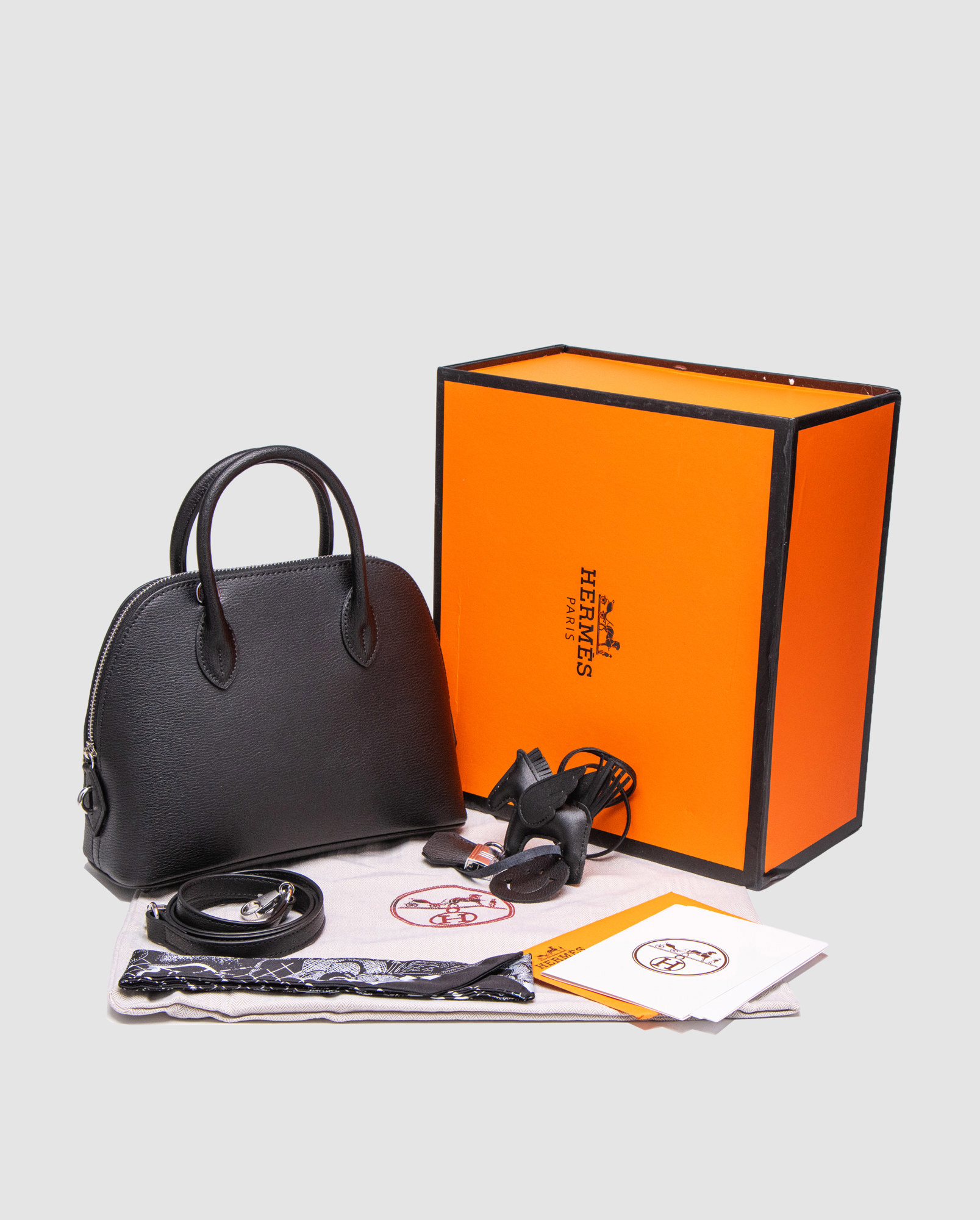 Hermes 1923 Bolide 25 Black/Silver - 6