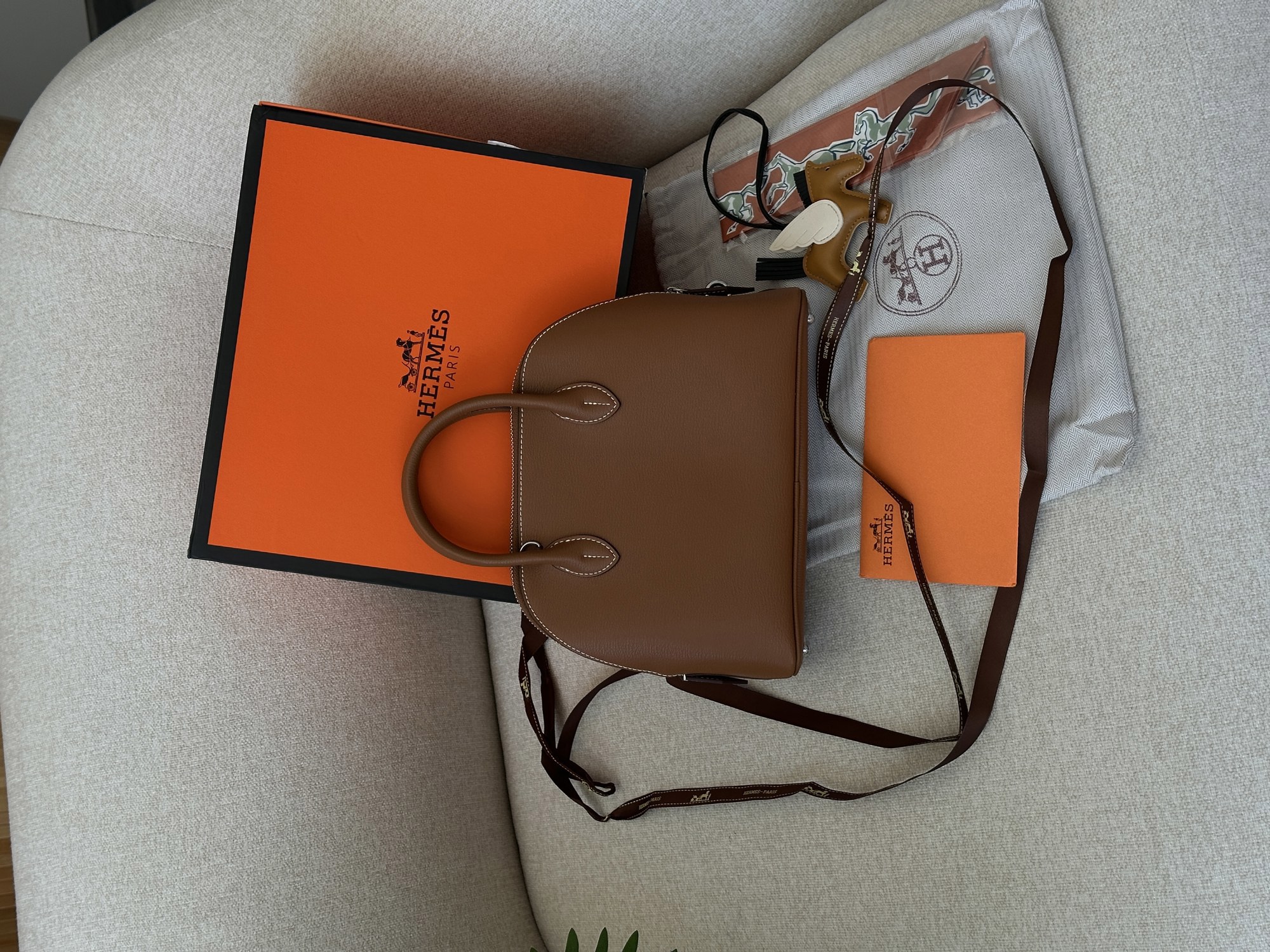 Hermes 1923 Bolide 25 Brown/Silver - 12