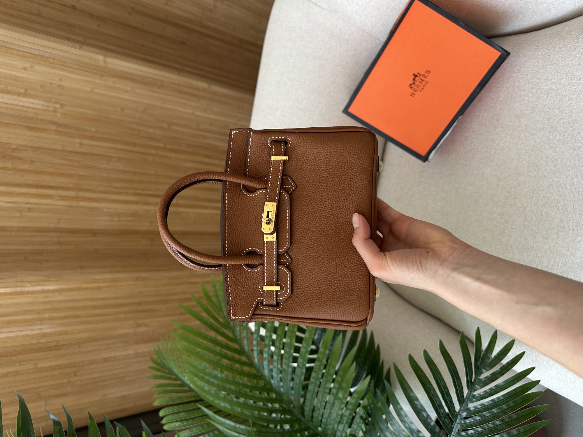 Hermes Birkin 20 Brown - 14