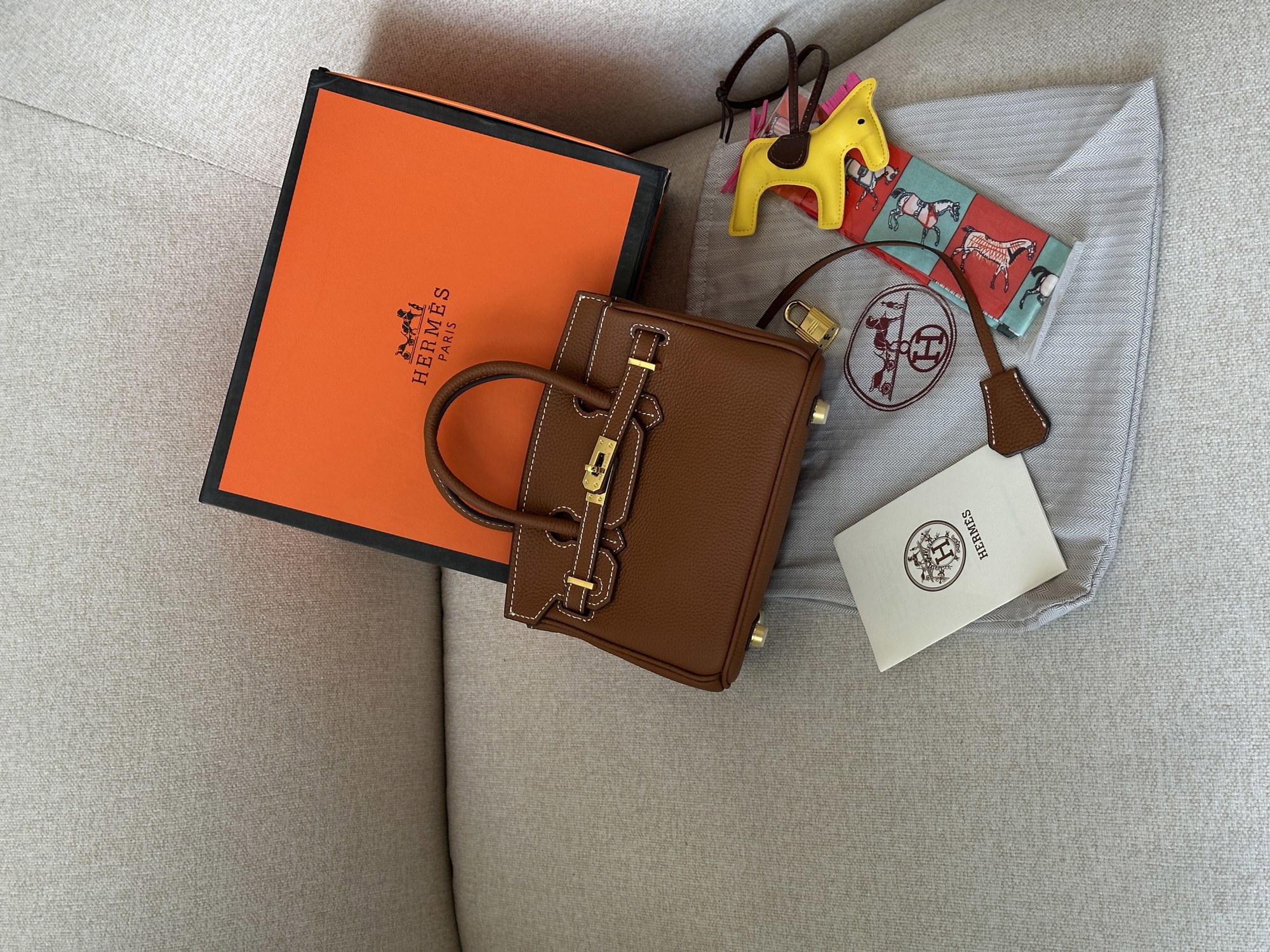 Hermes Birkin 20 Brown - 13