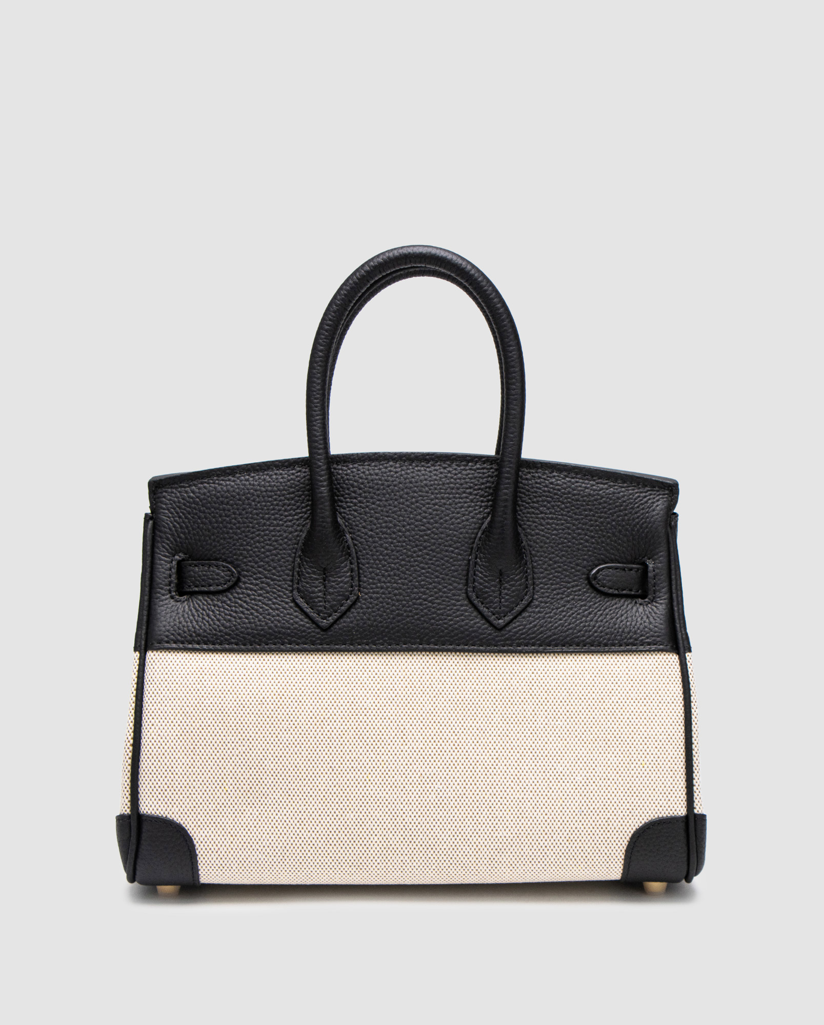 Hermes Birkin 25 Black/Canvas - 2