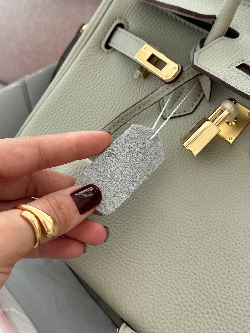 Hermes Birkin 25 Sauge - 4