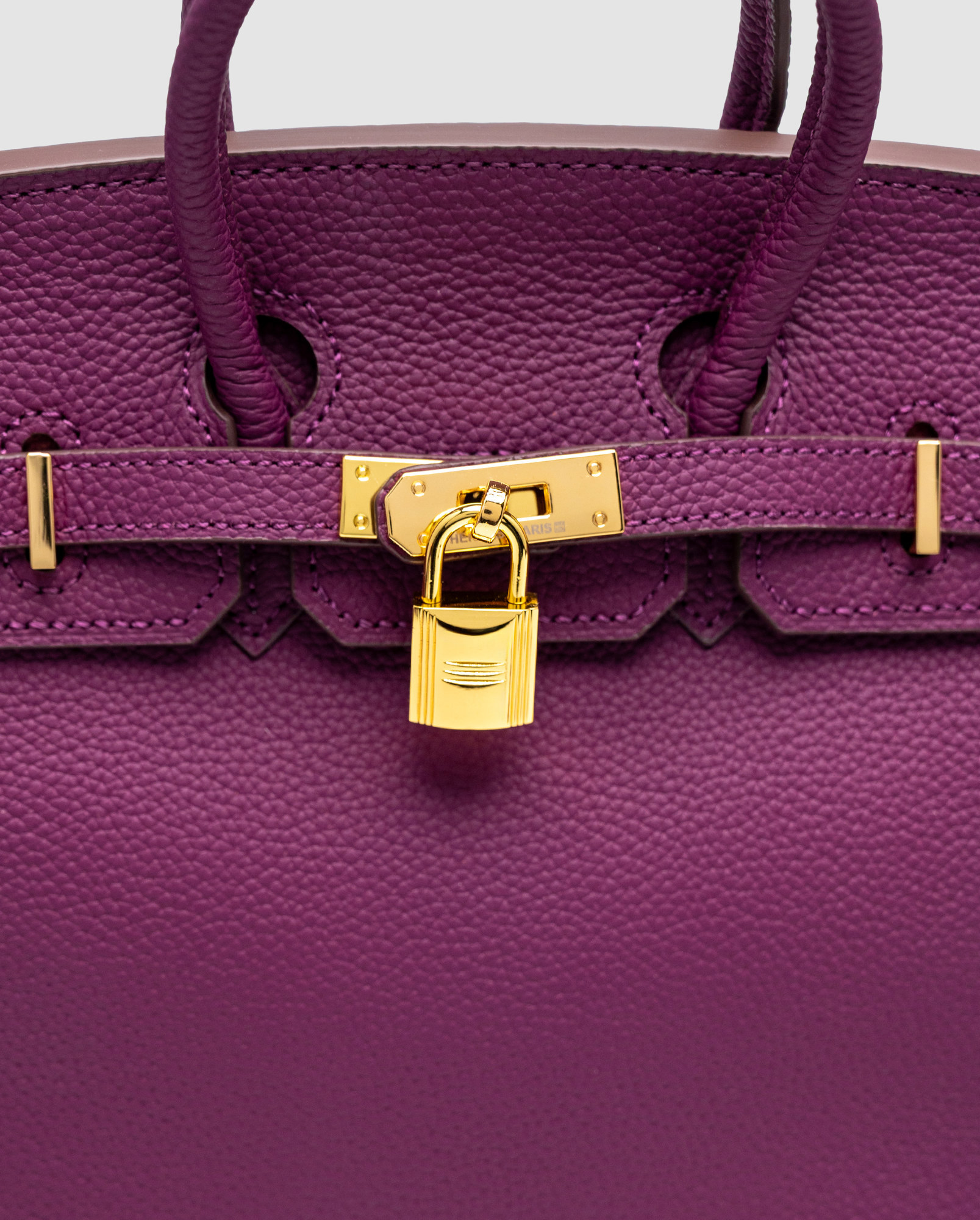 Hermes Birkin 25 Togo Cassis/Gold - 3