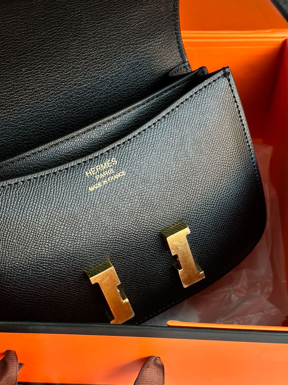 Hermes Constance 18 Epsom Calf Black - 20