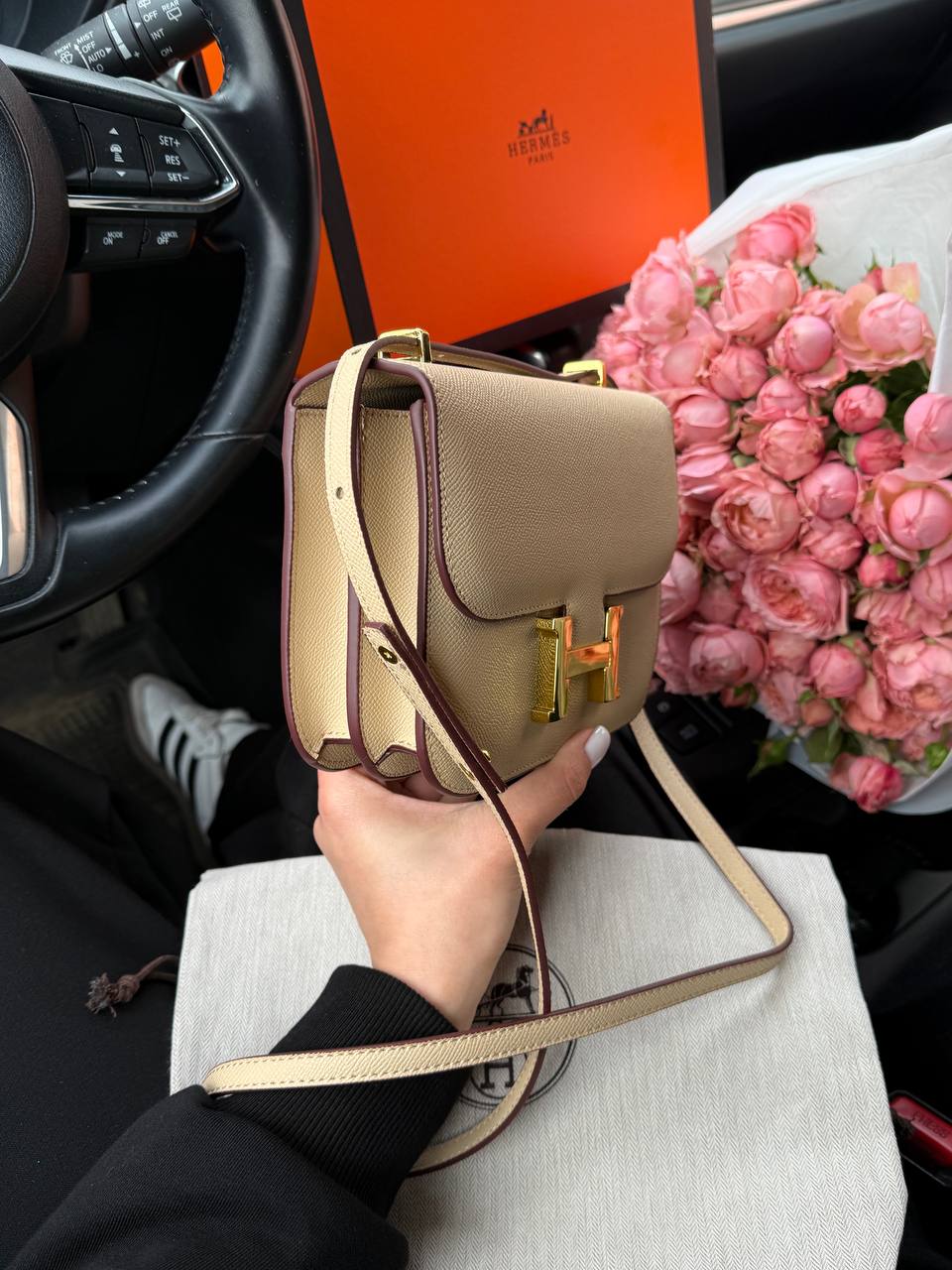 Hermes Constance 18 Epsom Calf Cream - 10