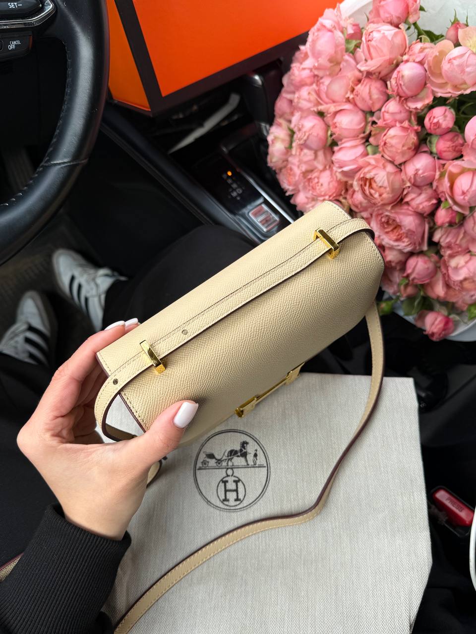 Hermes Constance 18 Epsom Calf Cream - 13