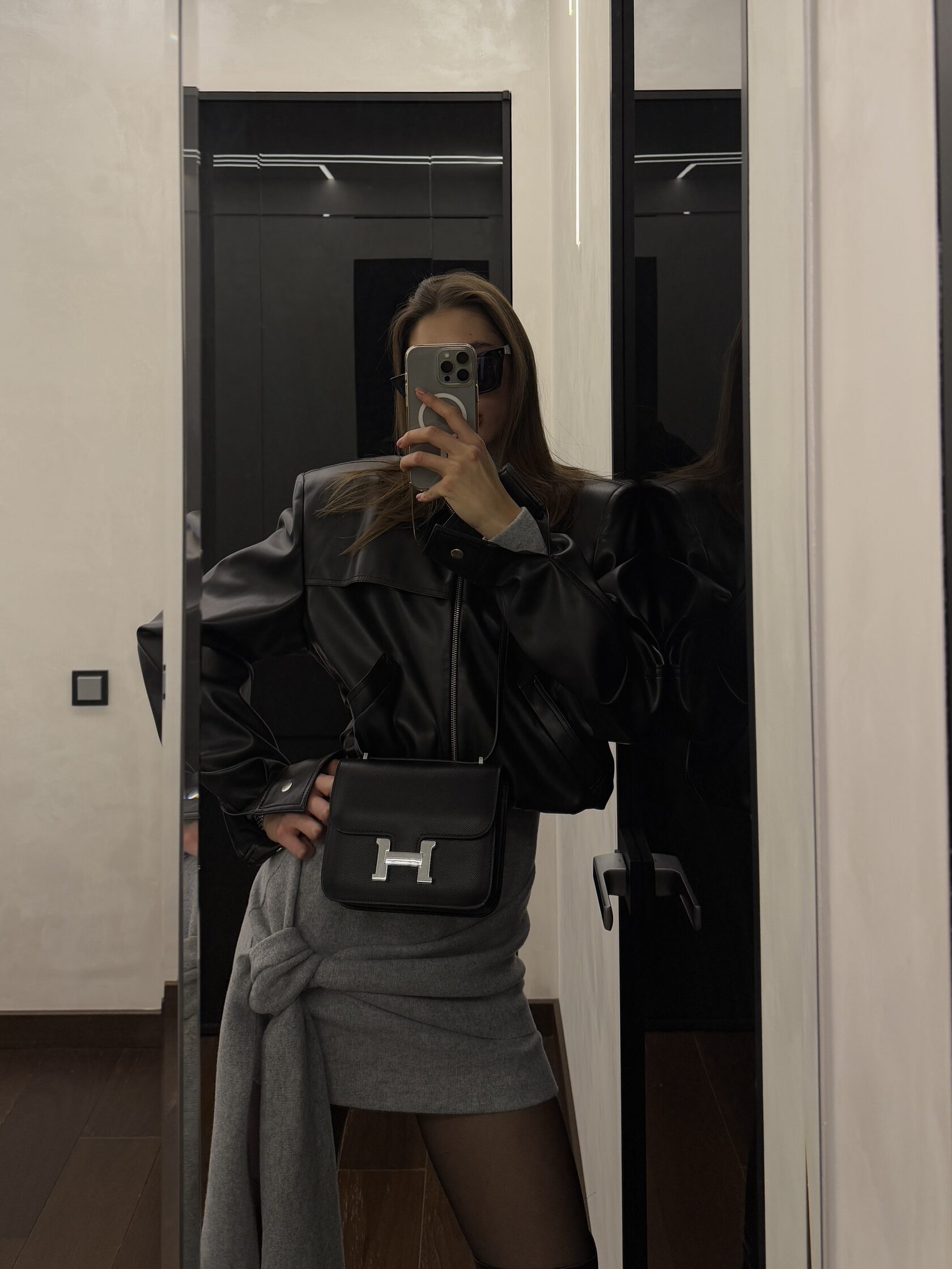 Hermes Constance 19 Epsom Calf Black/Silver - 4