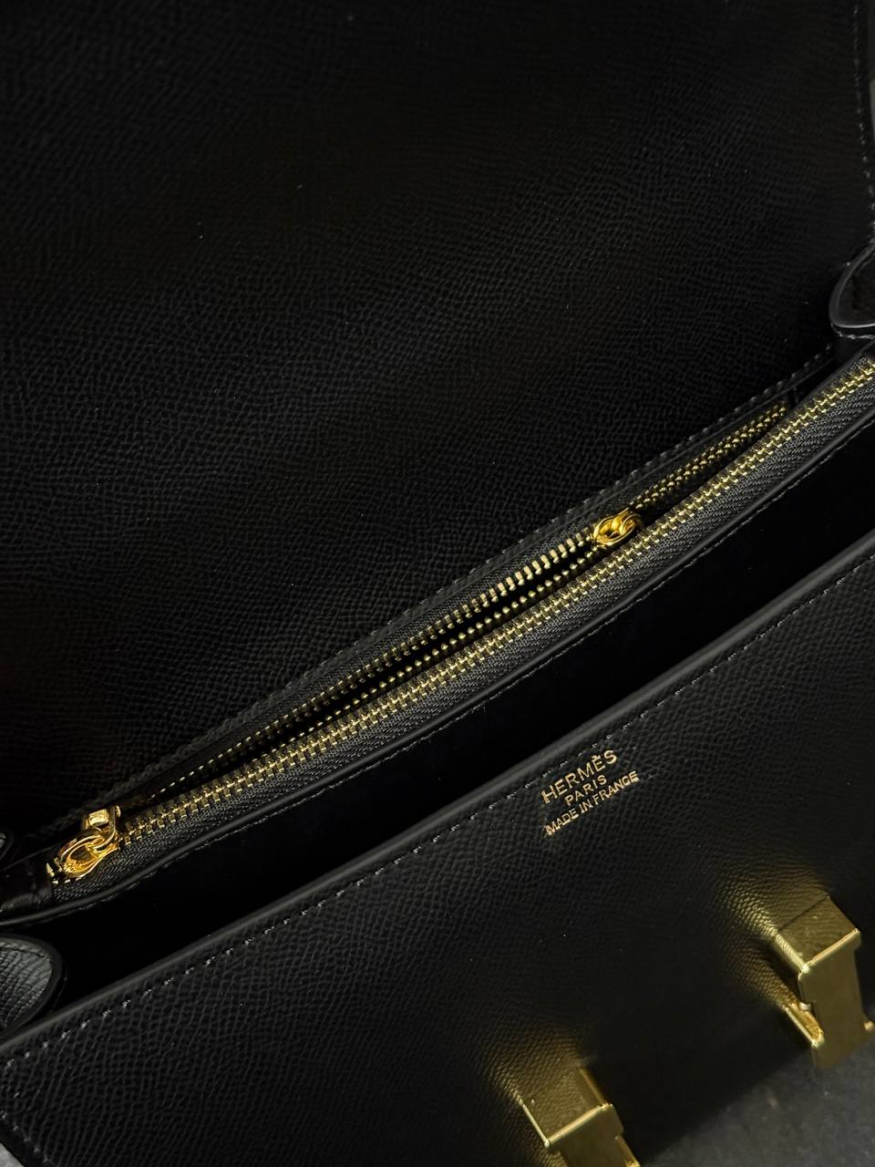 Hermes Constance 23 Epsom Calf Black/Gold - 9