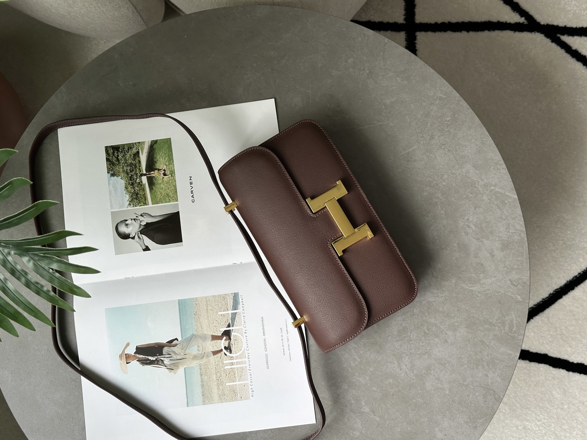 Hermes Constance 26 Elan Brown - 9