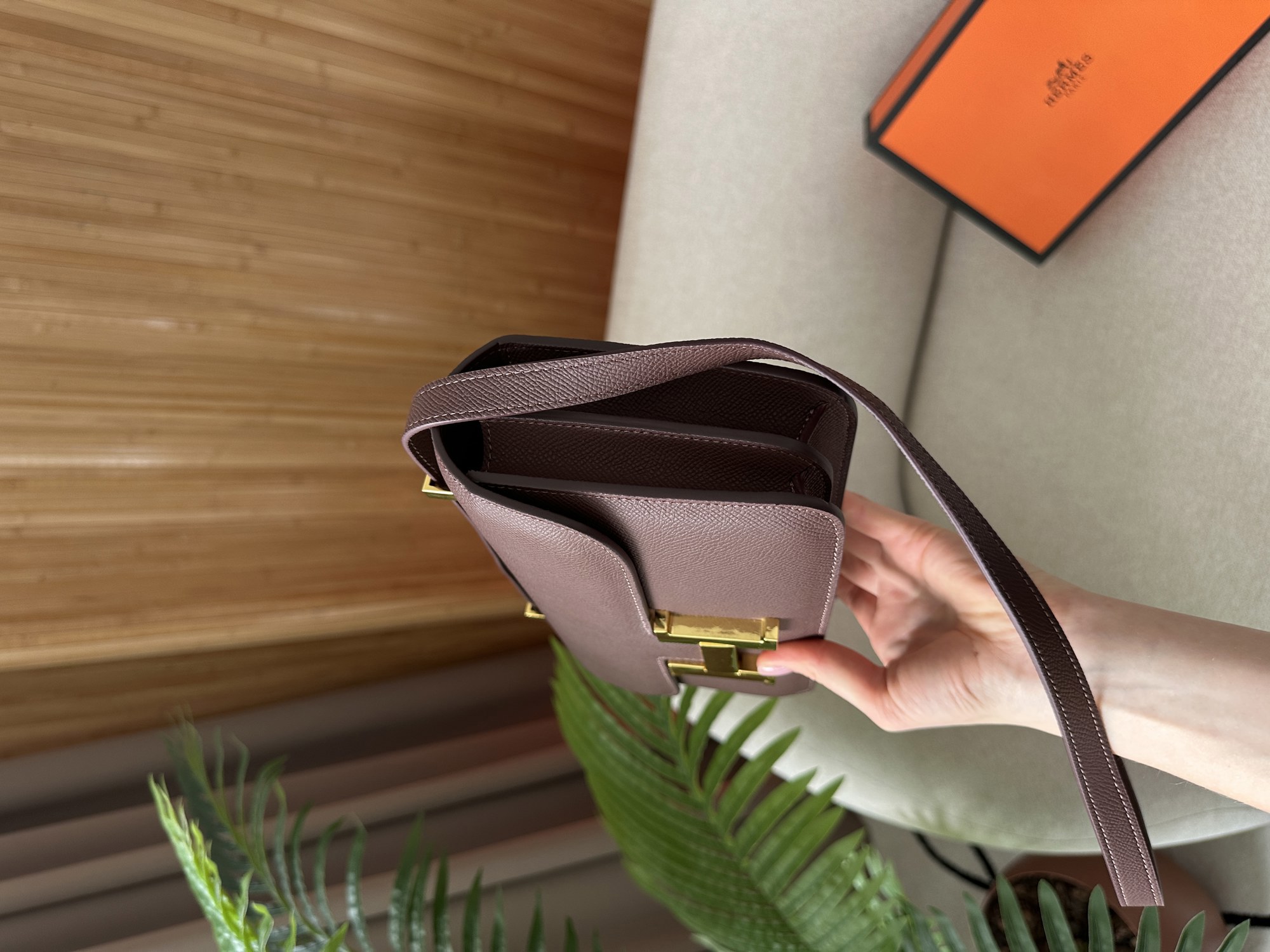 Hermes Constance 26 Elan Brown - 14
