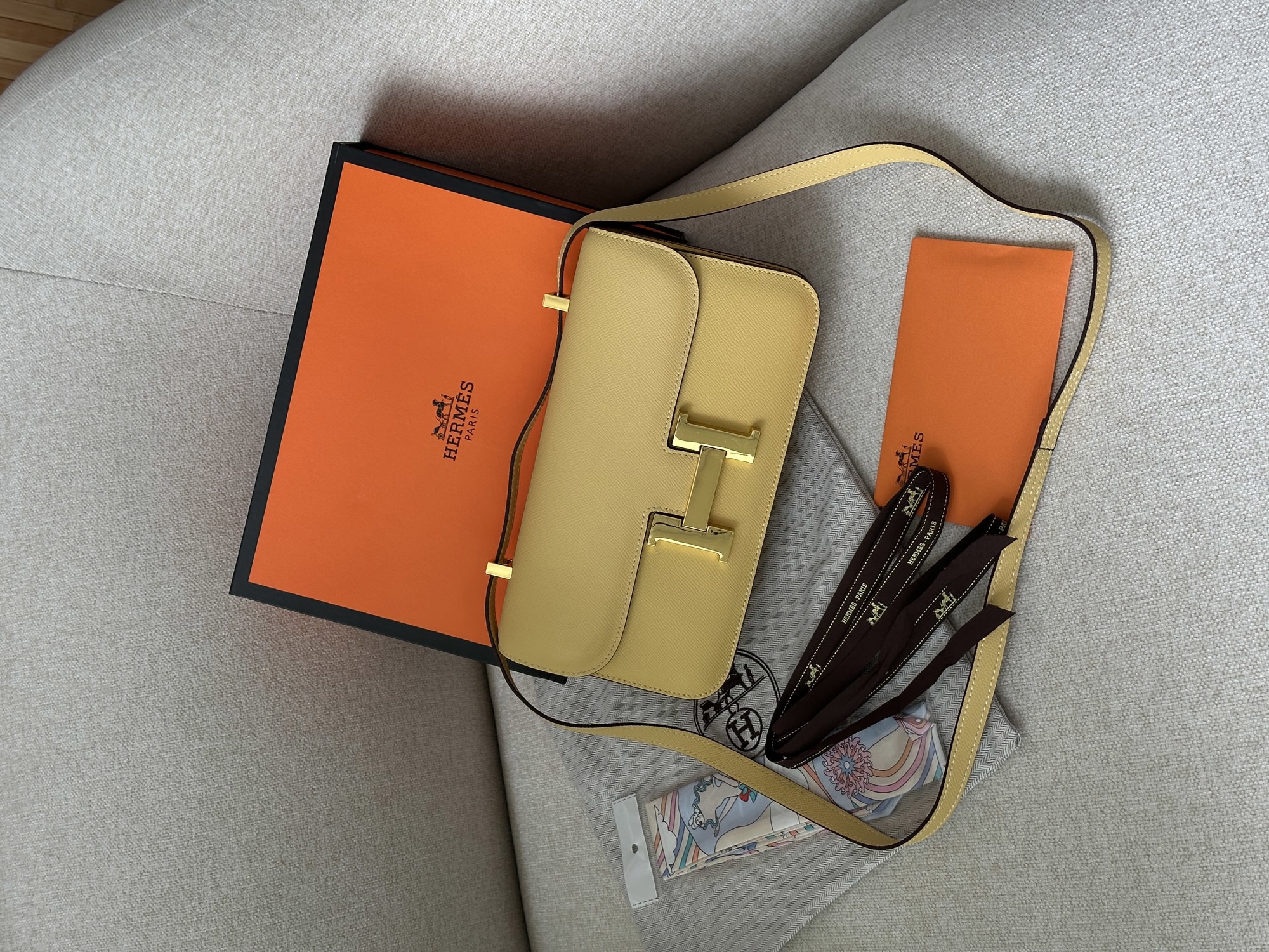 Hermes Constance 26 Elan Yellow - 7