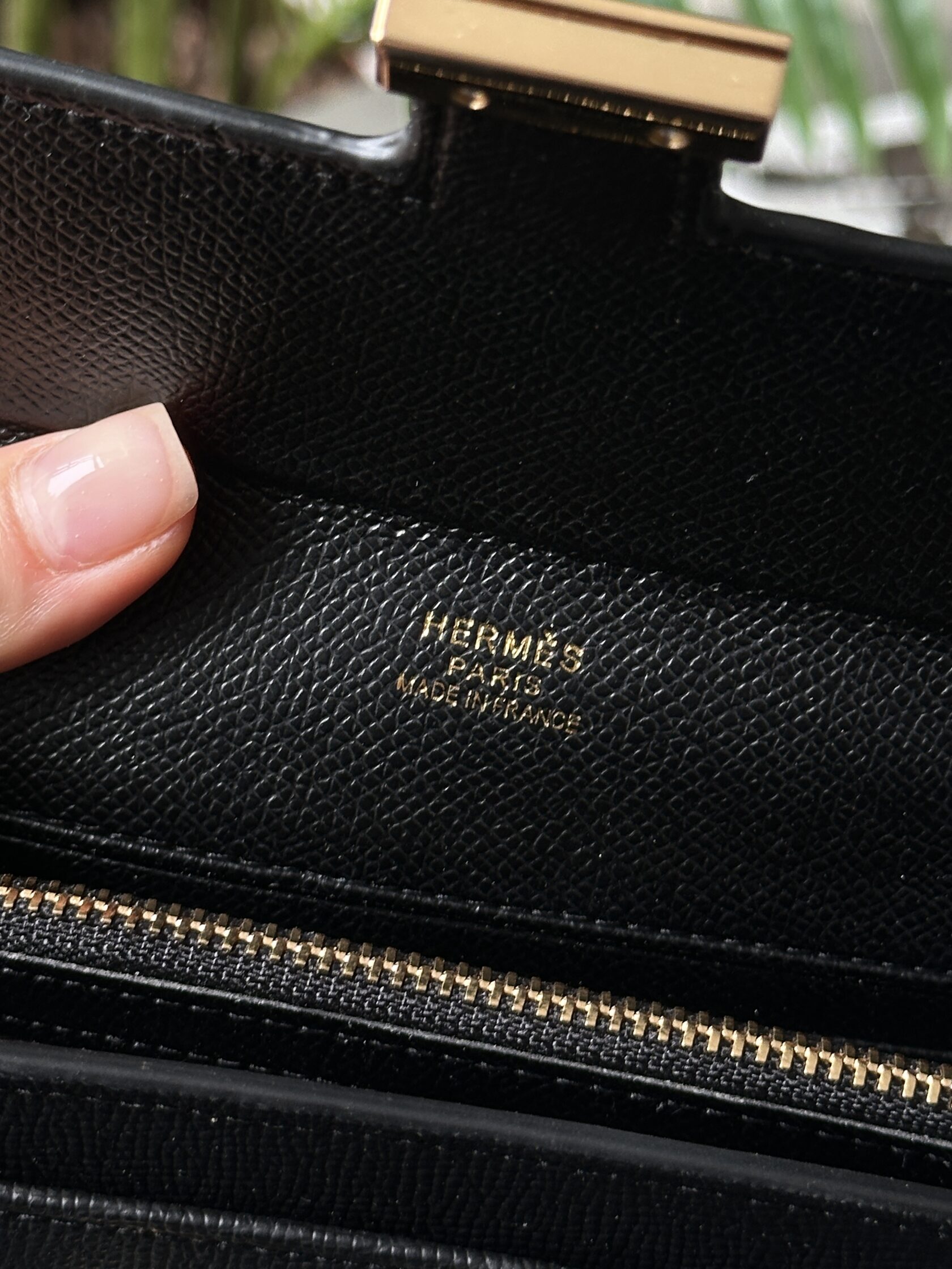 Hermes Constance Long To Go Wallet Black/Gold - 16