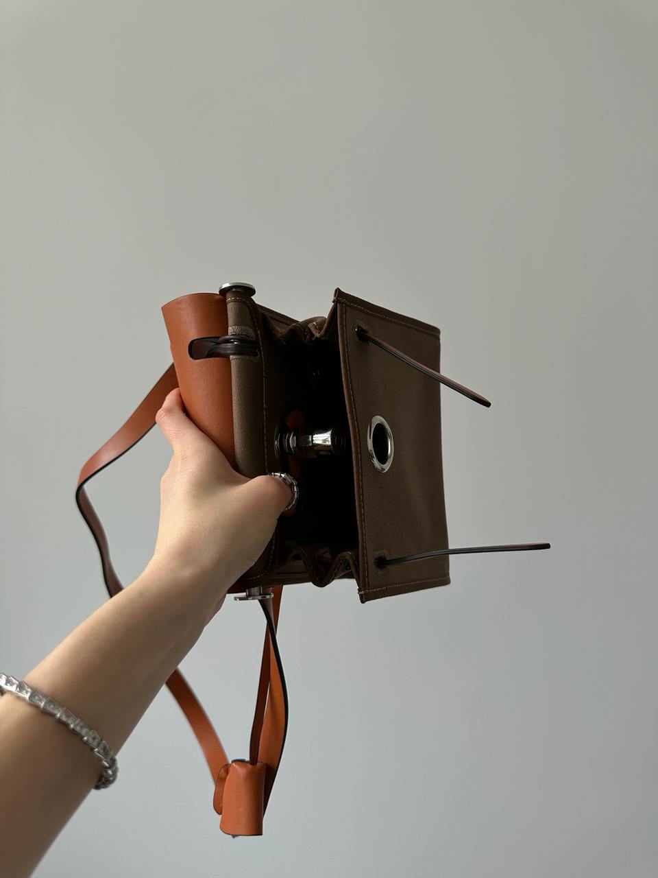 Hermes Herbag Zip 20 Bag Brown/Ginger - 10