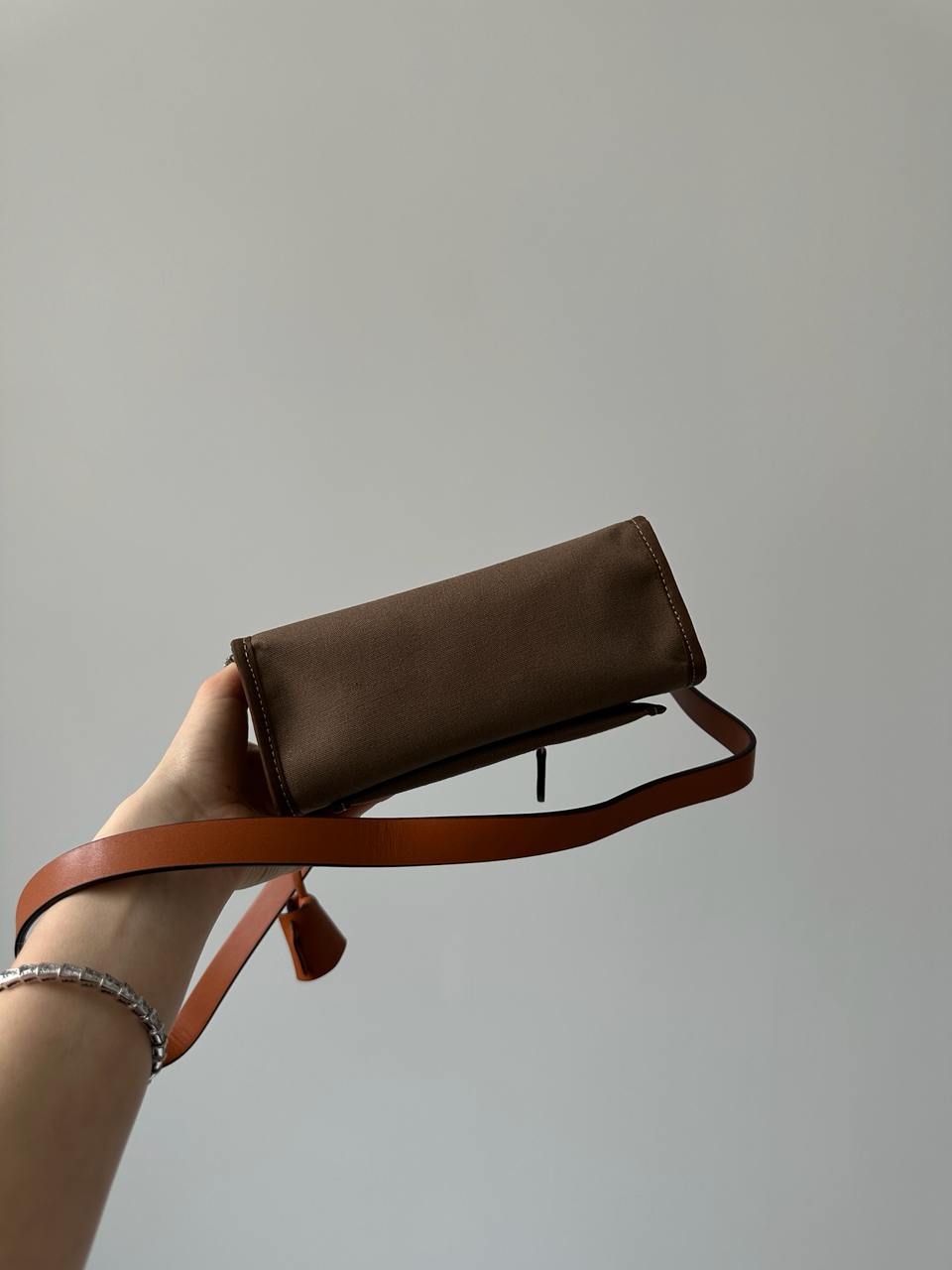 Hermes Herbag Zip 20 Bag Brown/Ginger - 9