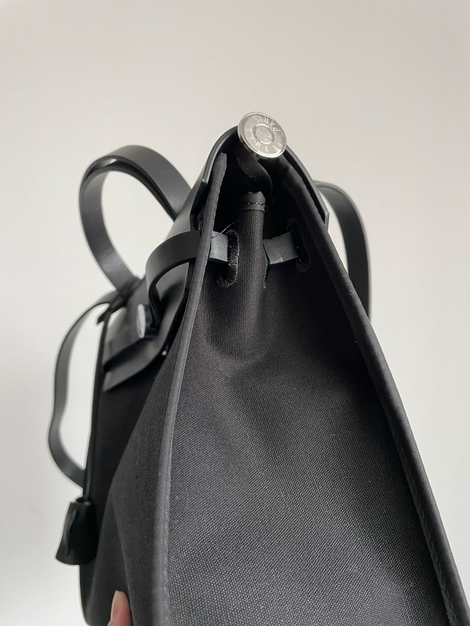 Hermes Herbag Zip 31 Bag Black/Silver - 13