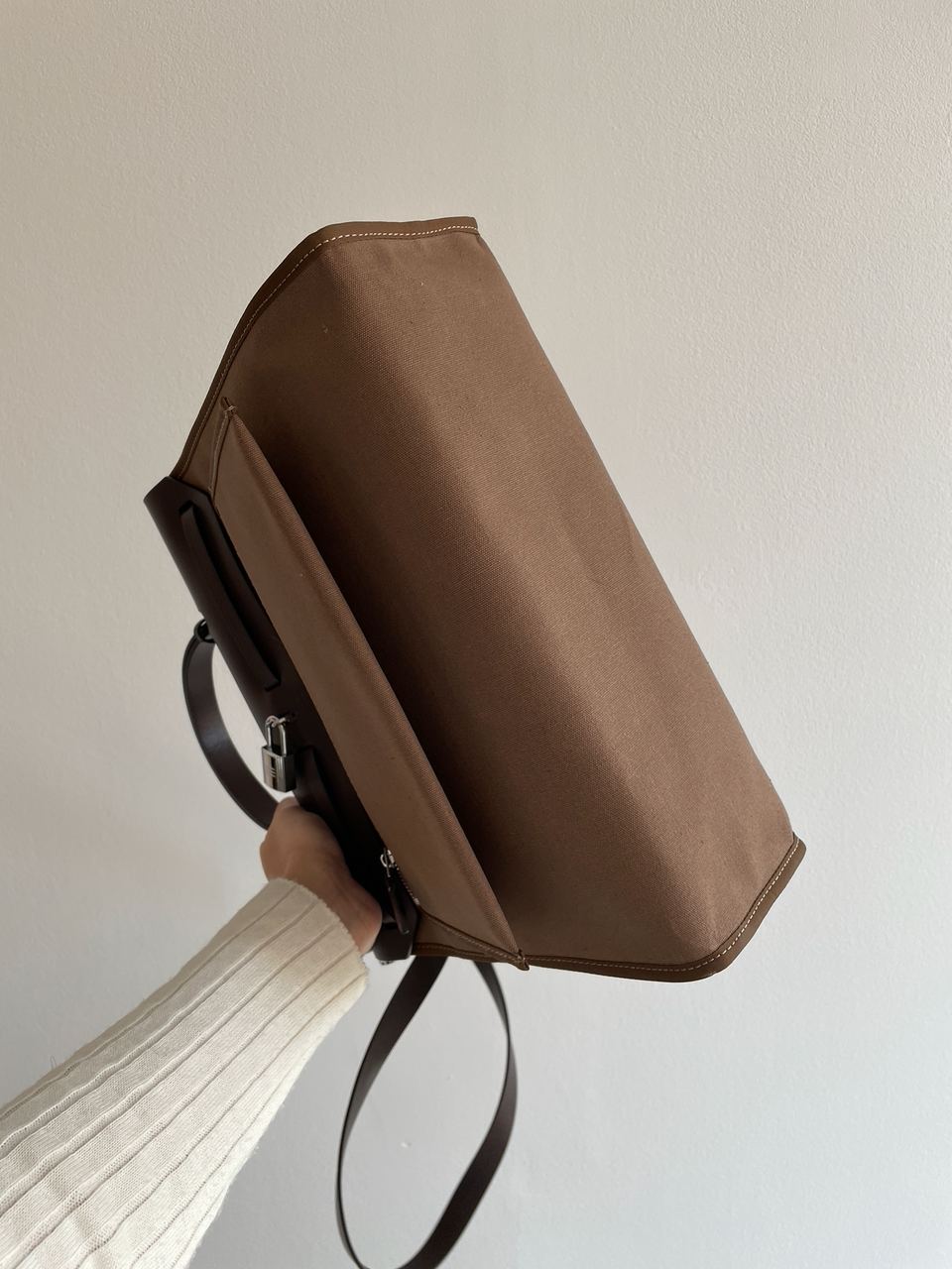 Hermes Herbag Zip 31 Bag Chocolate - 19