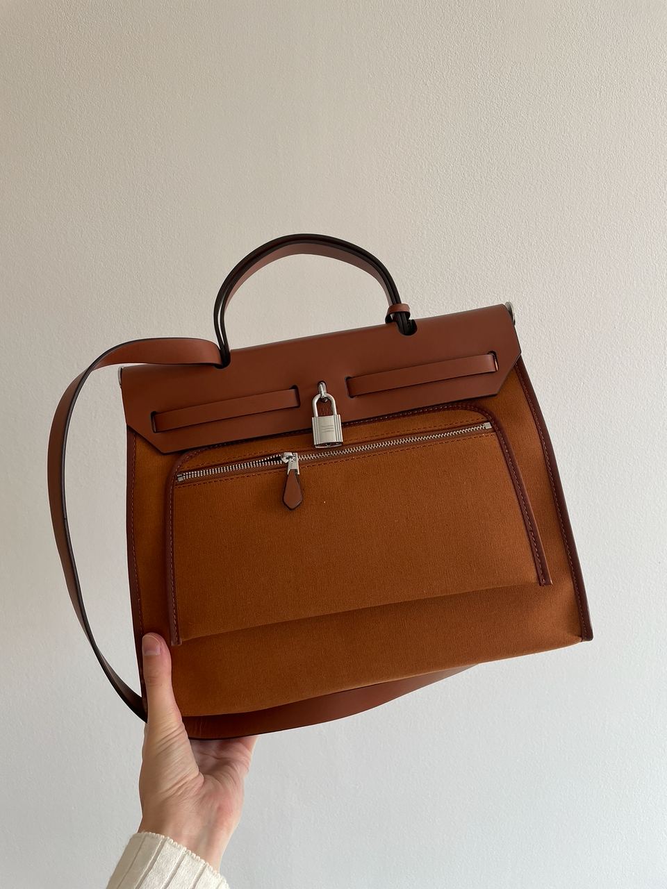 Hermes Herbag Zip 31 Bag Ginger - 11