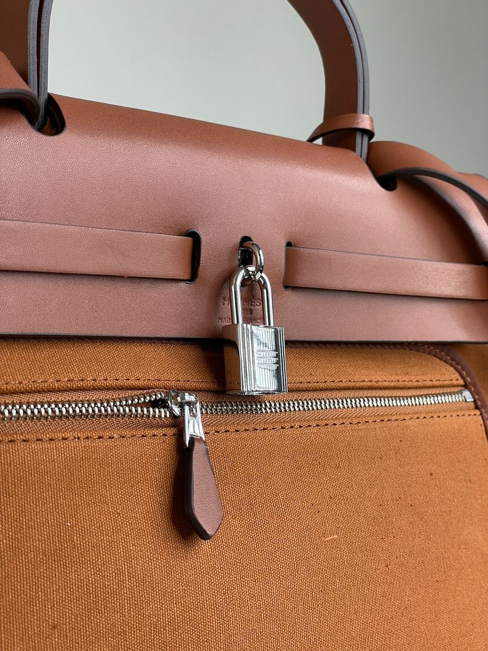 Hermes Herbag Zip 31 Bag Ginger - 12