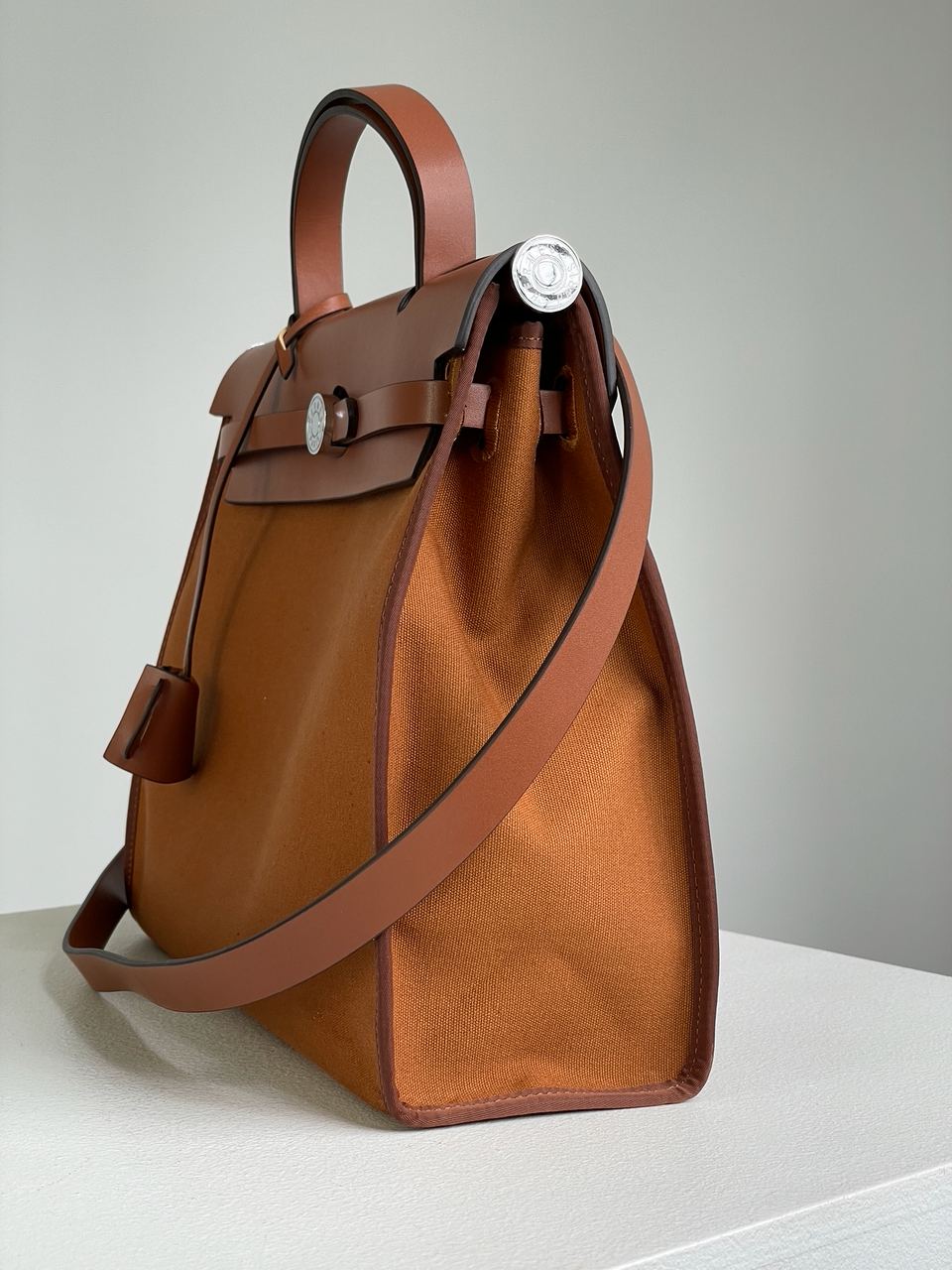 Hermes Herbag Zip 31 Bag Ginger - 14