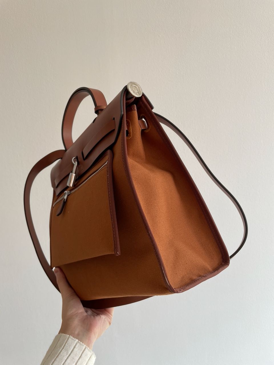 Hermes Herbag Zip 31 Bag Ginger - 15
