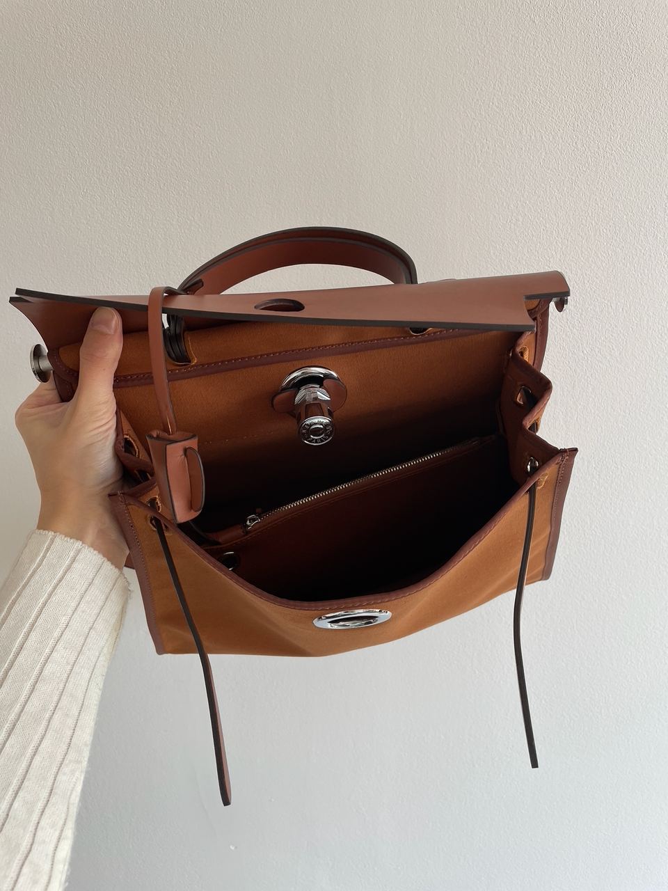 Hermes Herbag Zip 31 Bag Ginger - 21