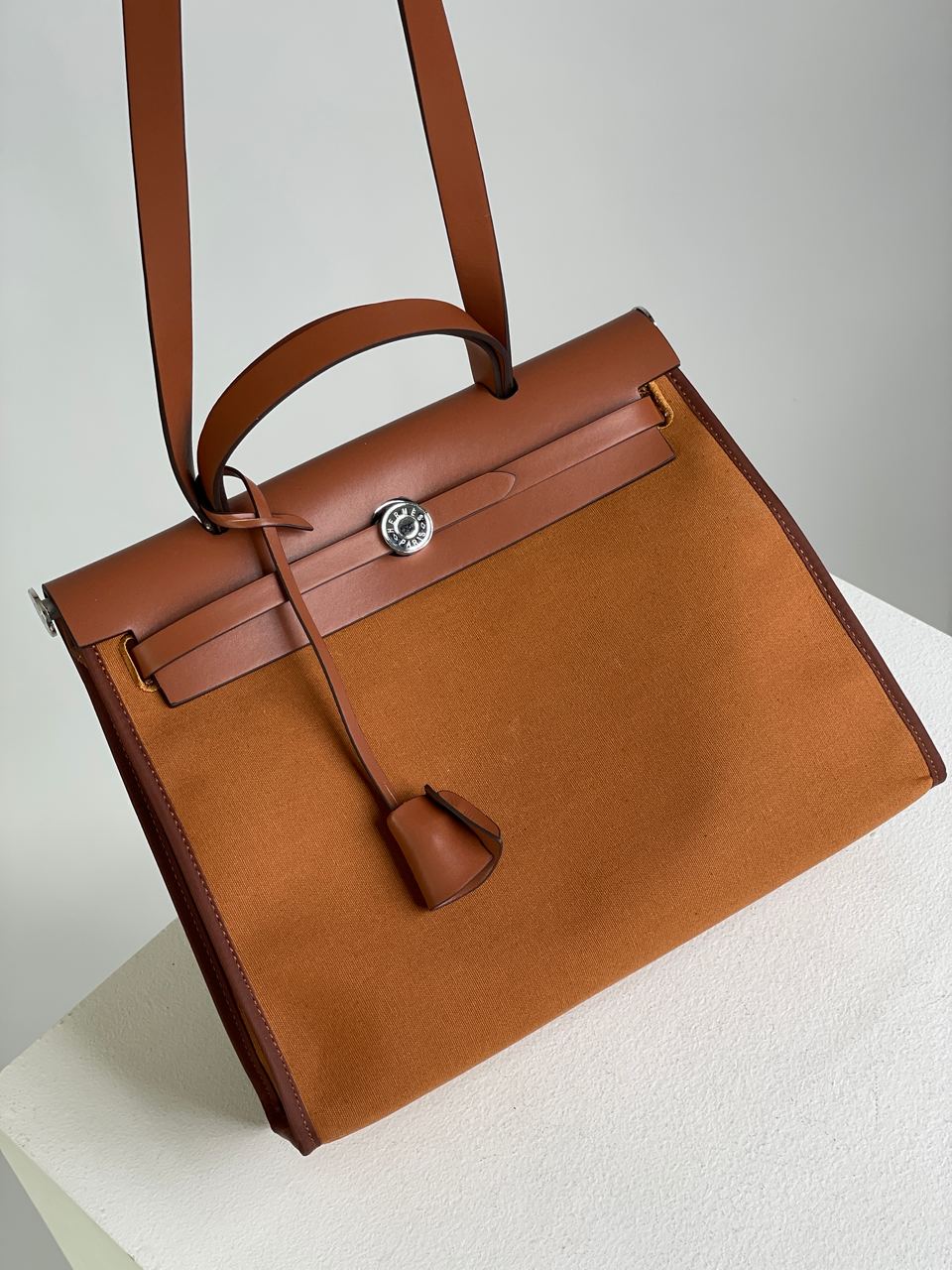 Hermes Herbag Zip 31 Bag Ginger - 3