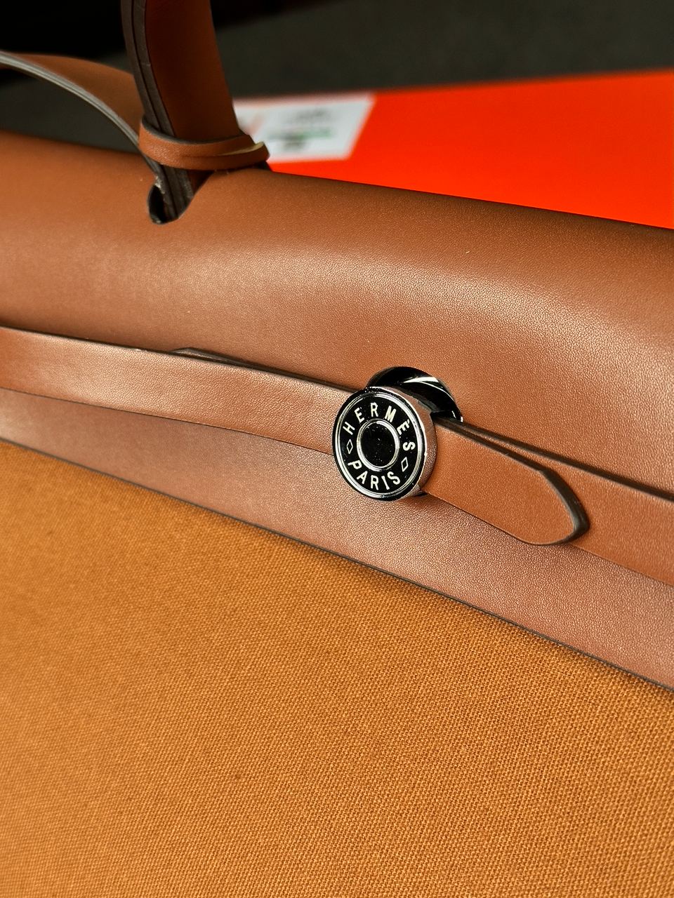 Hermes Herbag Zip 31 Bag Ginger - 9