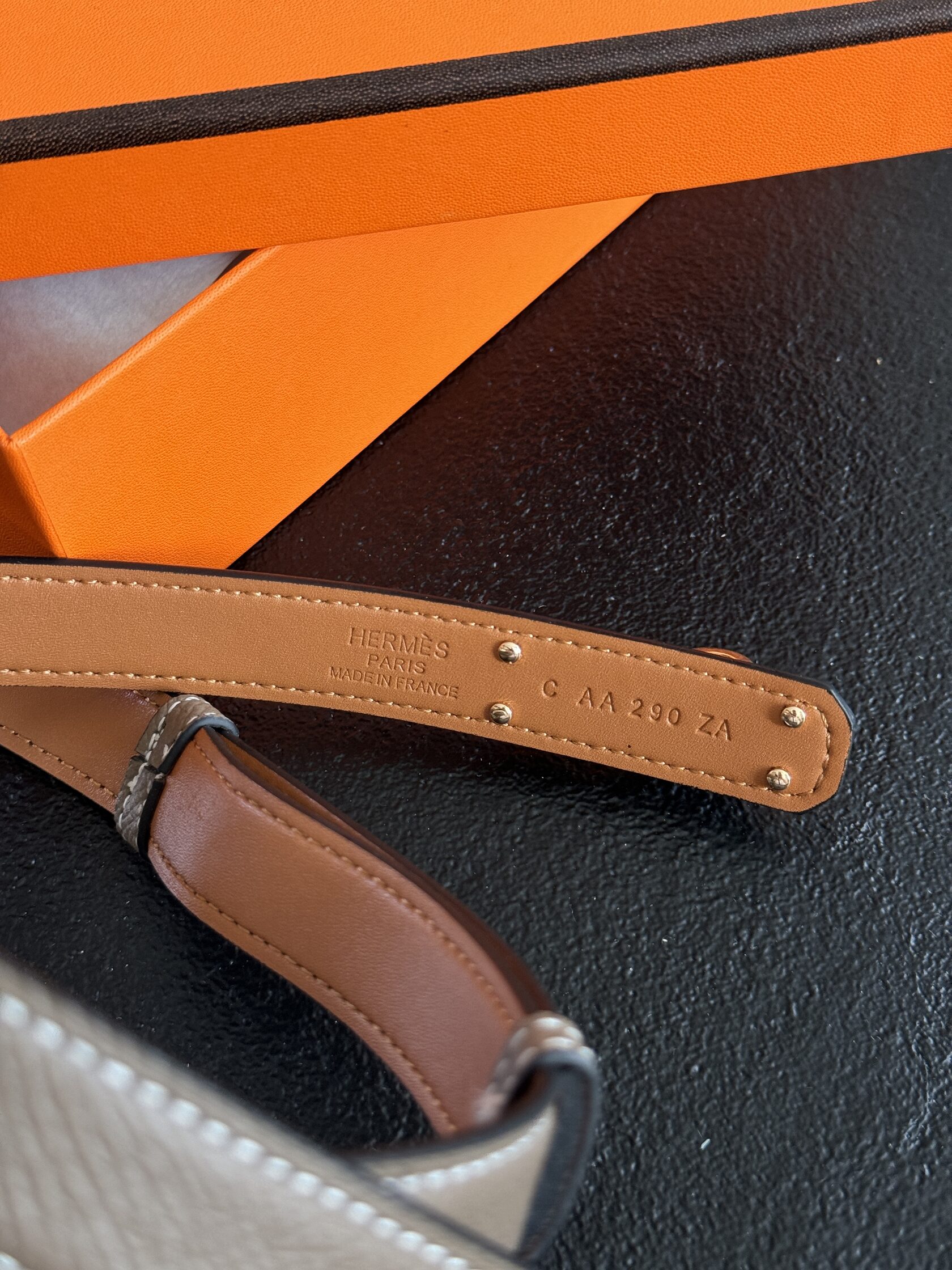 Hermes Kelly 18 Belt Beige Leather - 21