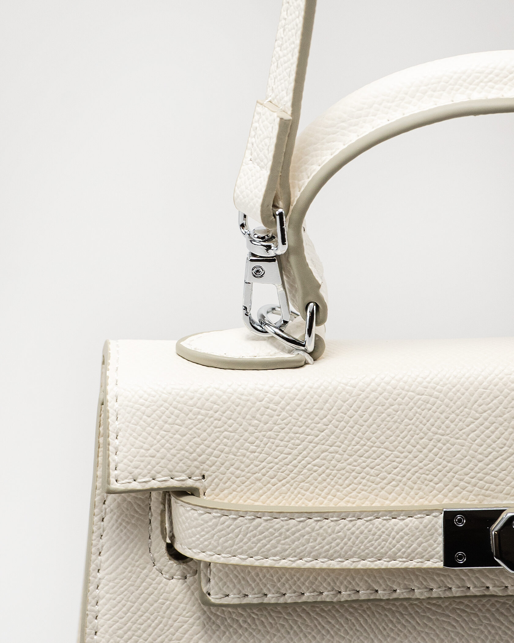 Hermes Kelly 20 White/Silver - 10